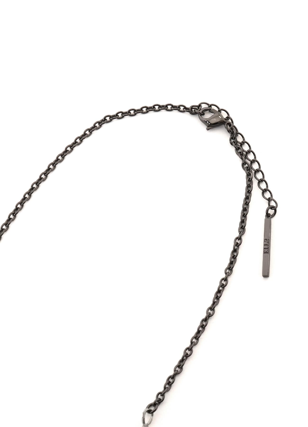 BRASS ONYX CHAIN NECKLACE