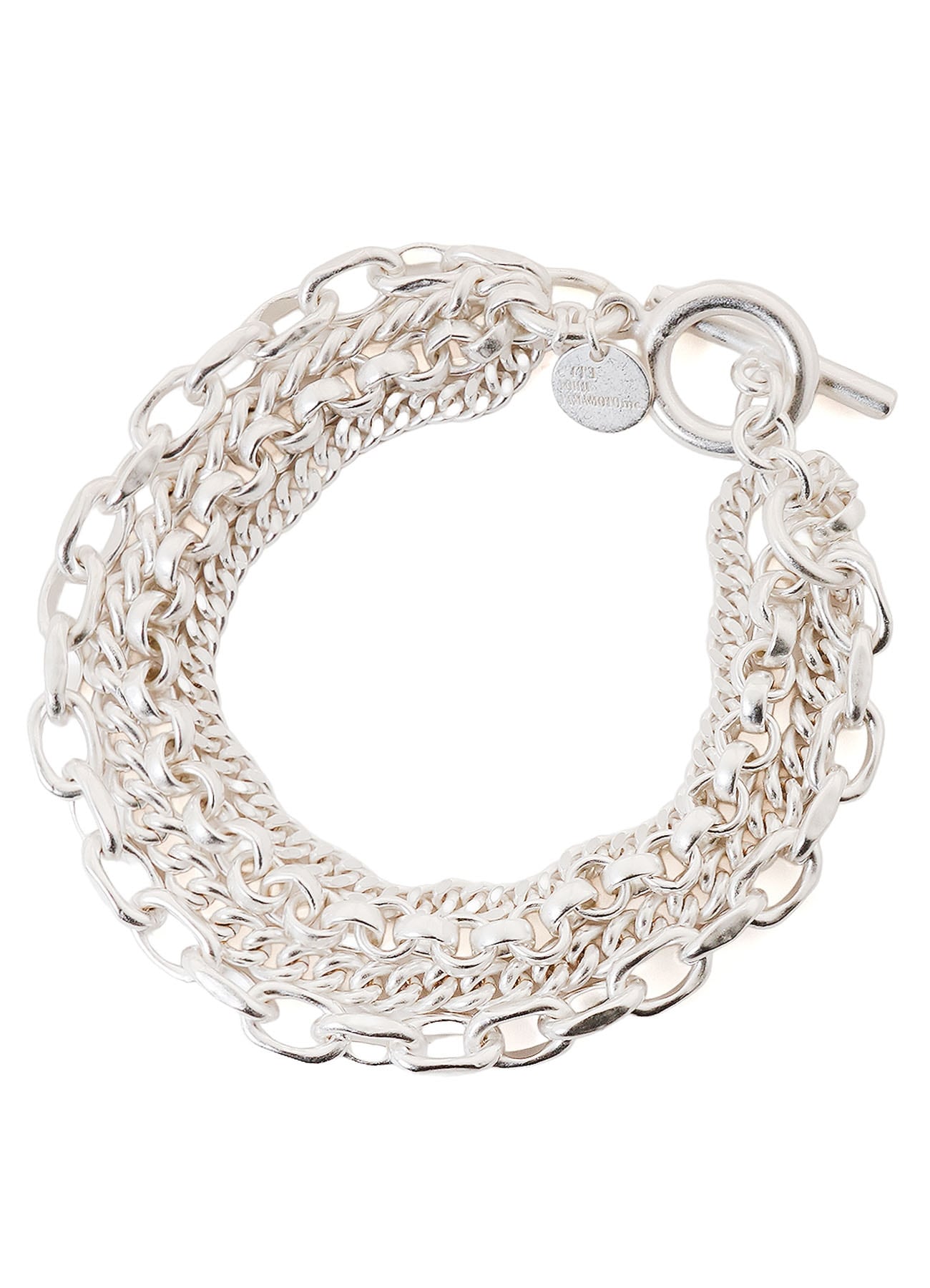BRASS 4-ROW CHAIN BRACELET