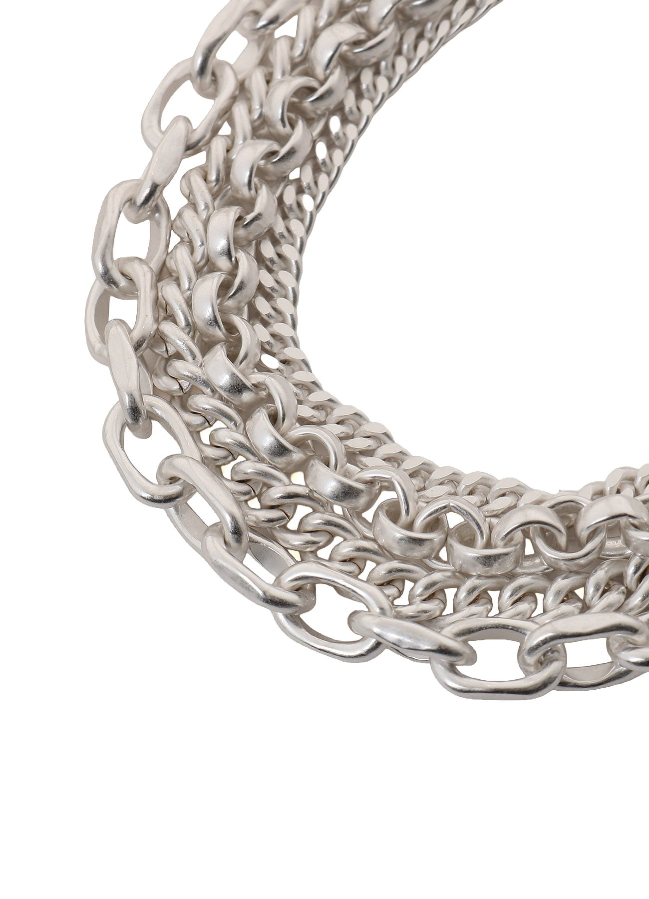 BRASS 4-ROW CHAIN BRACELET