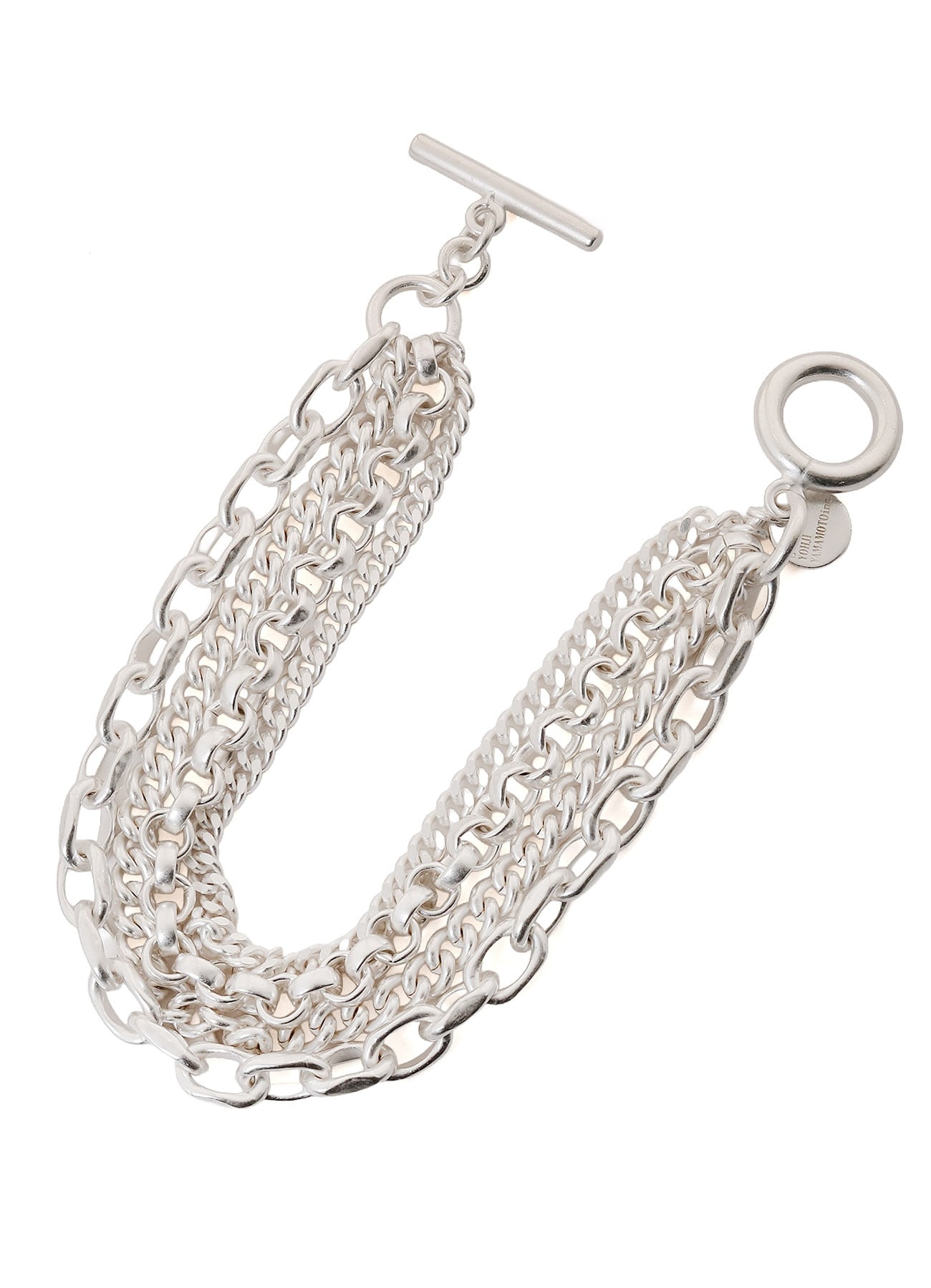 BRASS 4-ROW CHAIN BRACELET