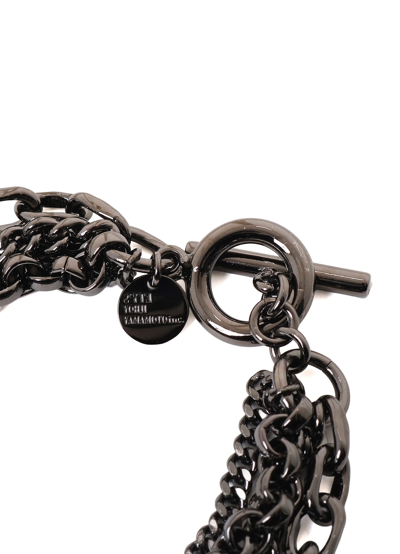 BRASS 4-ROW CHAIN BRACELET