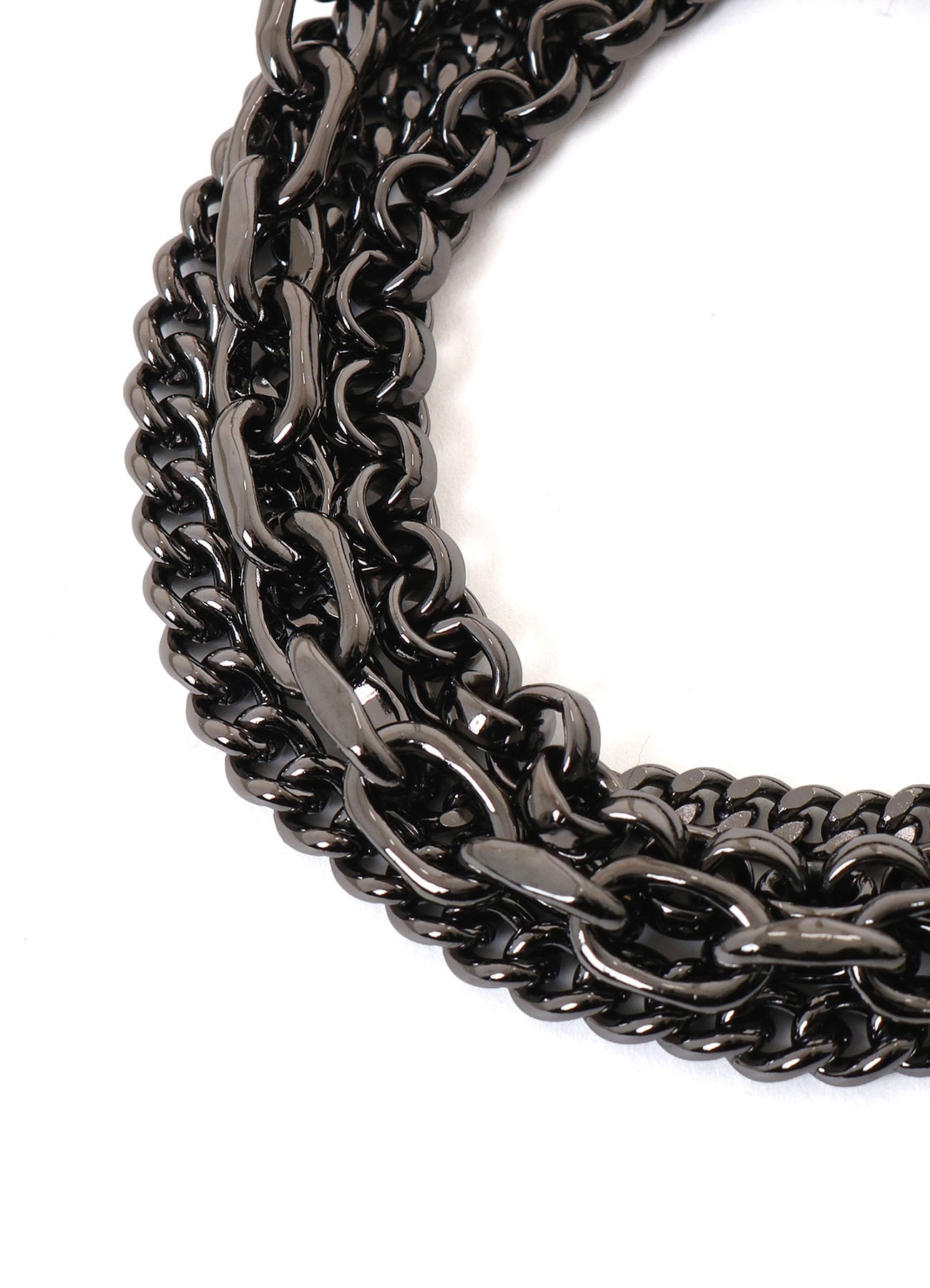 BRASS 4-ROW CHAIN BRACELET