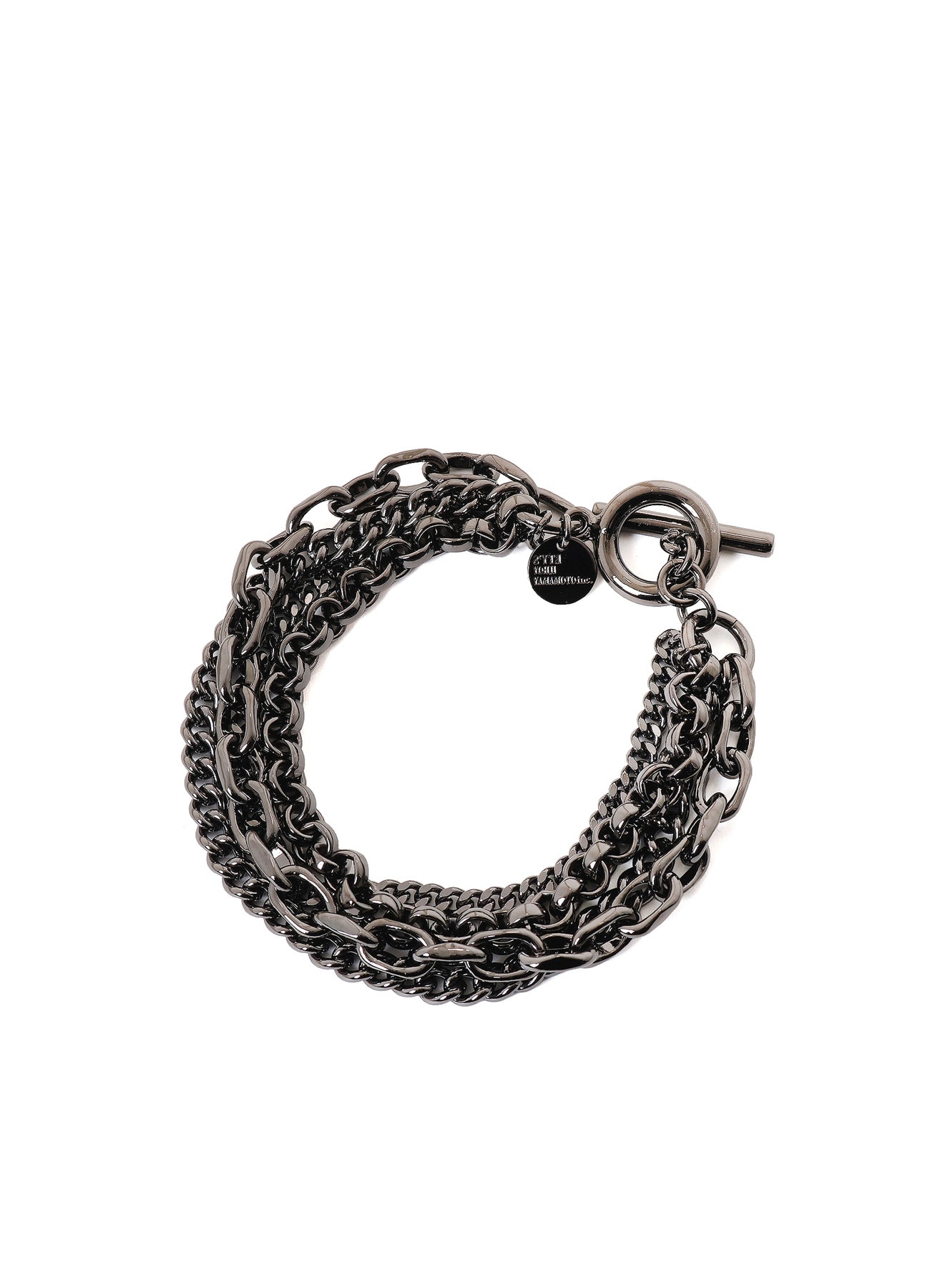 BRASS 4-ROW CHAIN BRACELET