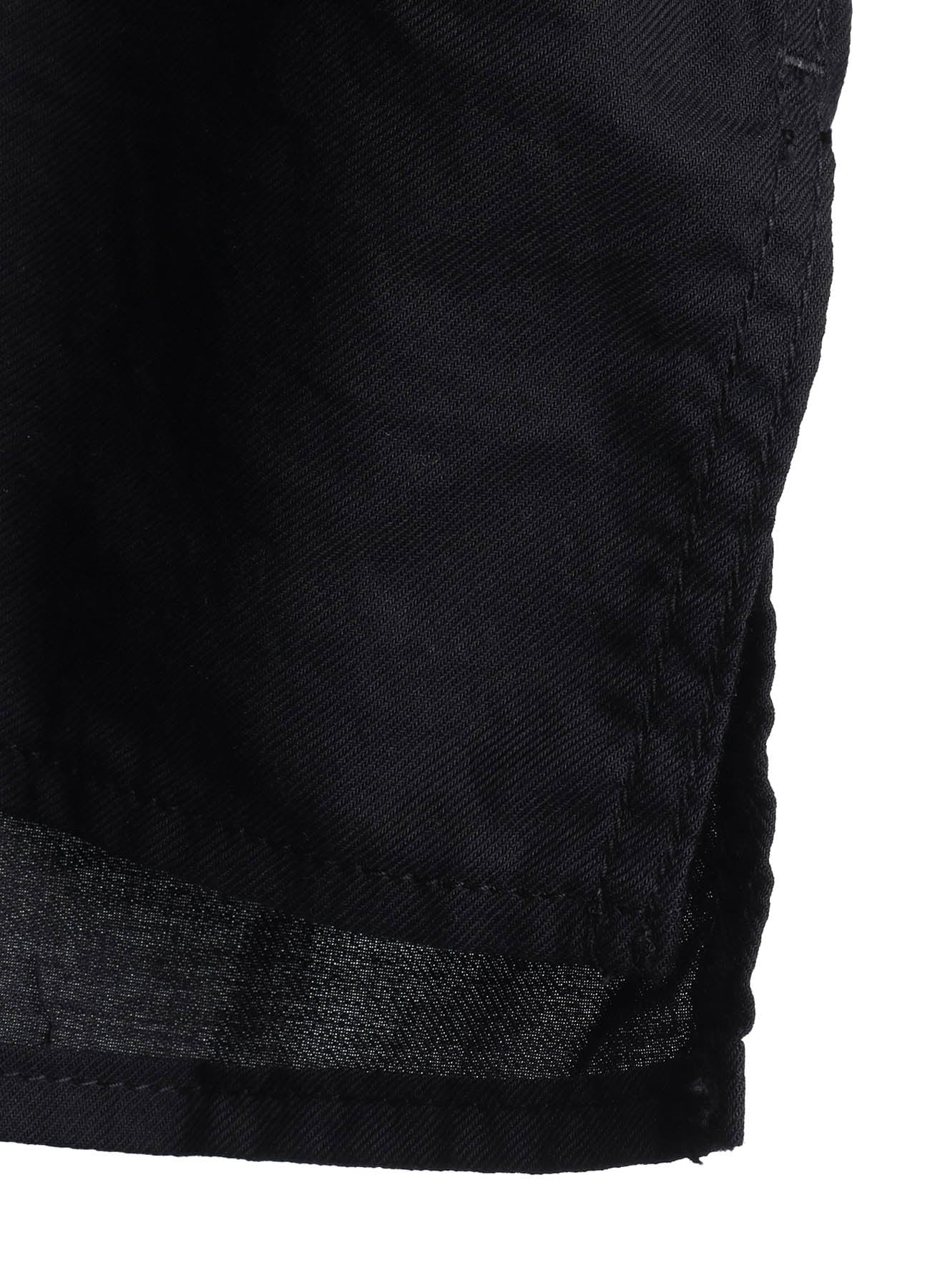 ORGANIC COTTON WASHER REGULAR SHIRT WITH SASHIKO EMBROIDERY