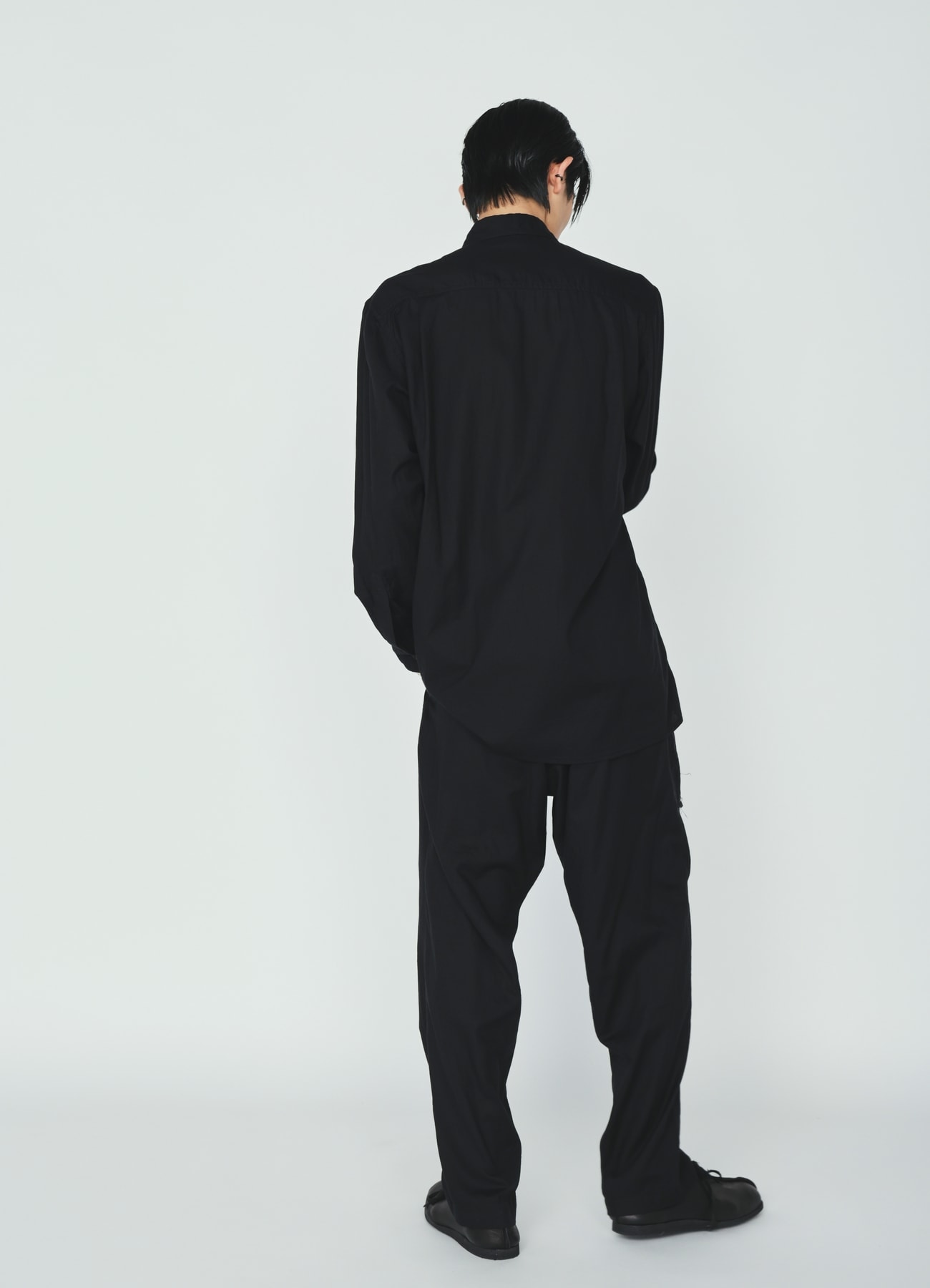 ORGANIC COTTON WASHER REGULAR SHIRT WITH SASHIKO EMBROIDERY