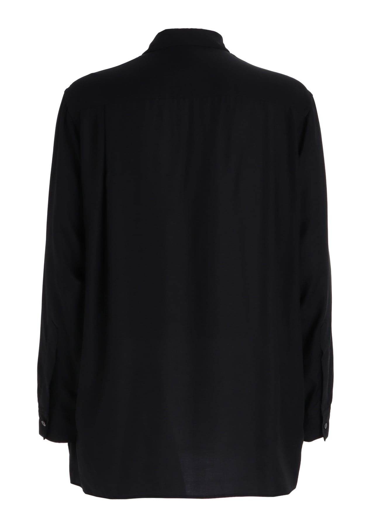 RAYON TWILL CROW AND FLOWER EMBROIDERY SHIRT