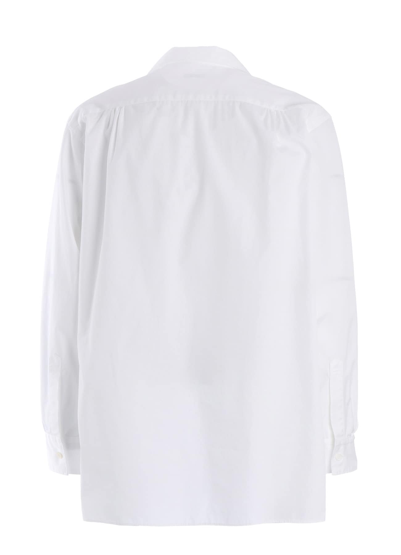 100/2 COTTON BROAD FLOATING POCKETS OPEN COLLAR SHIRT