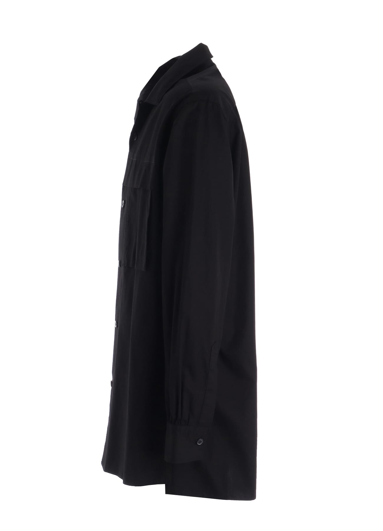 100/2 COTTON BROAD FLOATING POCKETS OPEN COLLAR SHIRT