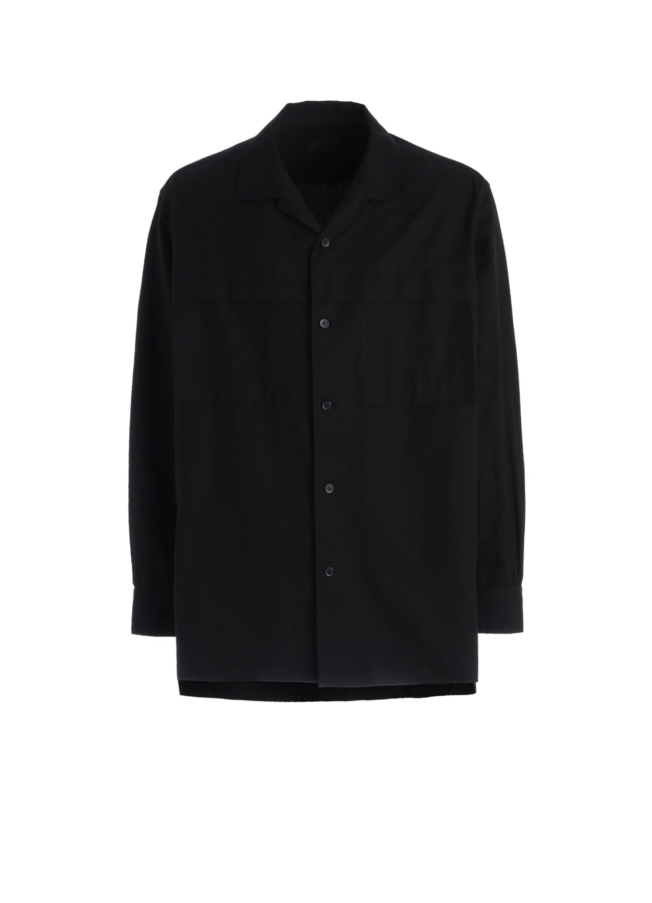 100/2 COTTON BROAD FLOATING POCKETS OPEN COLLAR SHIRT