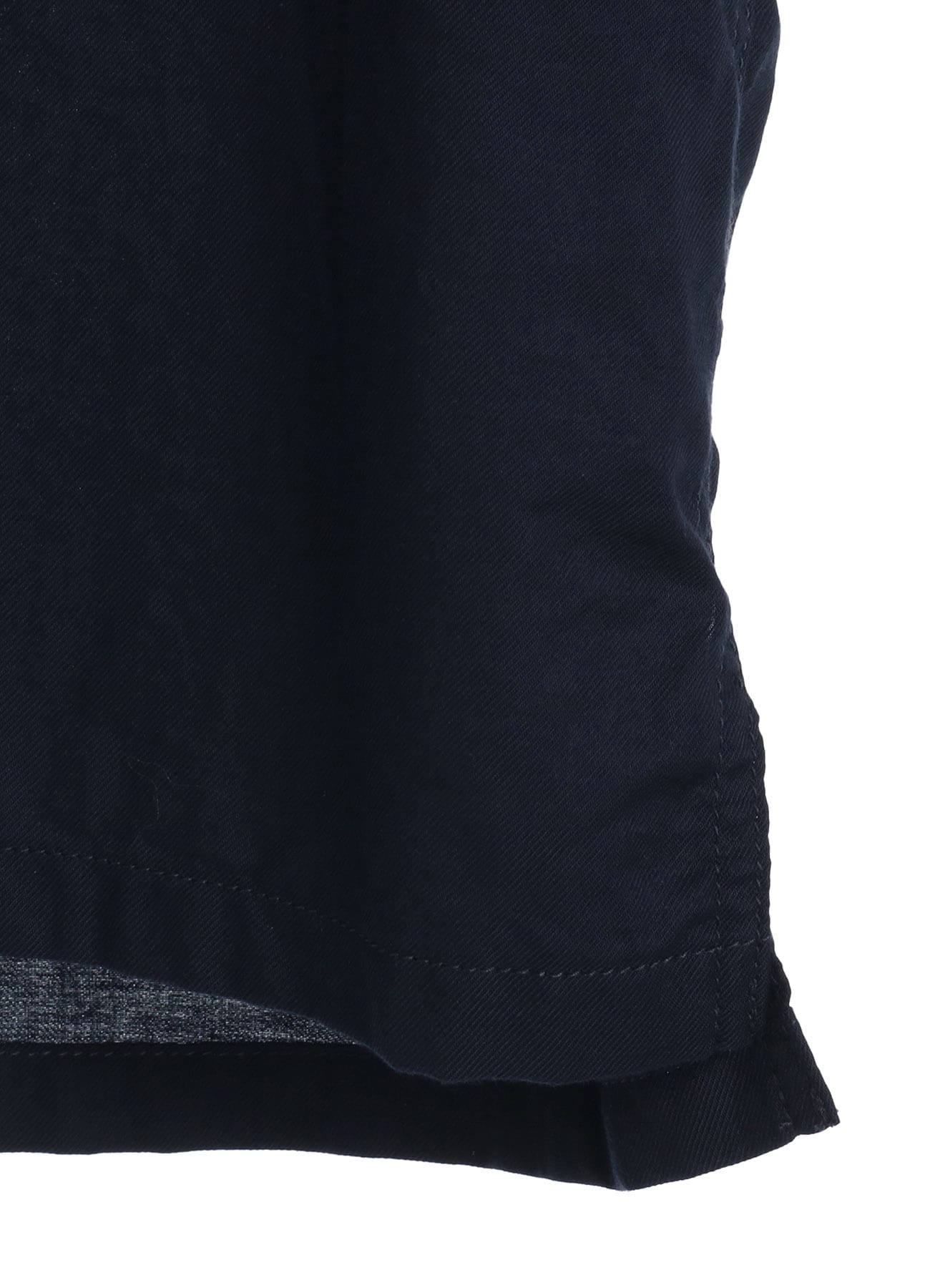 ORGANIC COTTON WASHER SHORT-SLEEVE SHIRT WITH SASHIKO EMBROIDERY