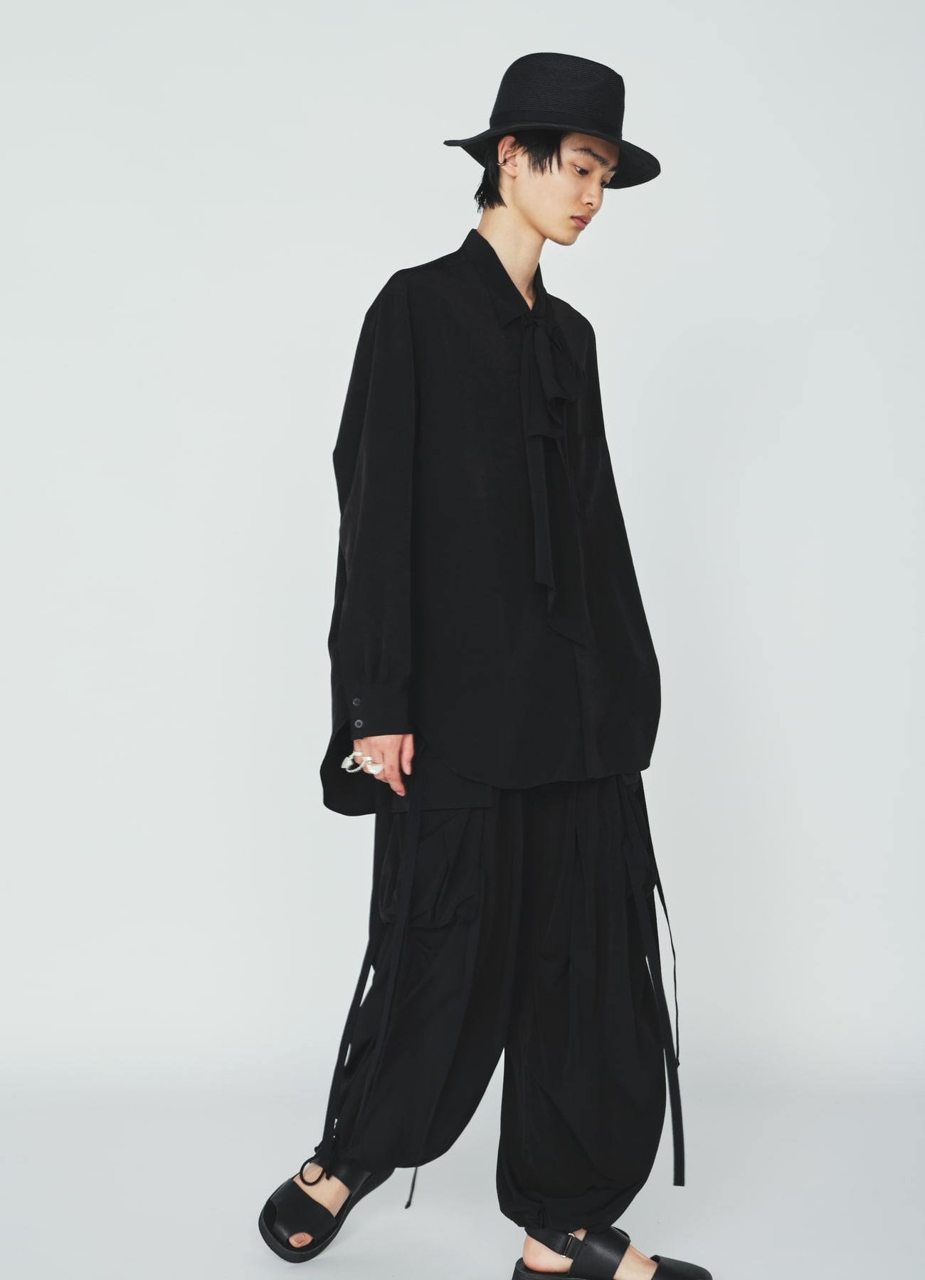 CREPE de CHINE STOLE SHIRT