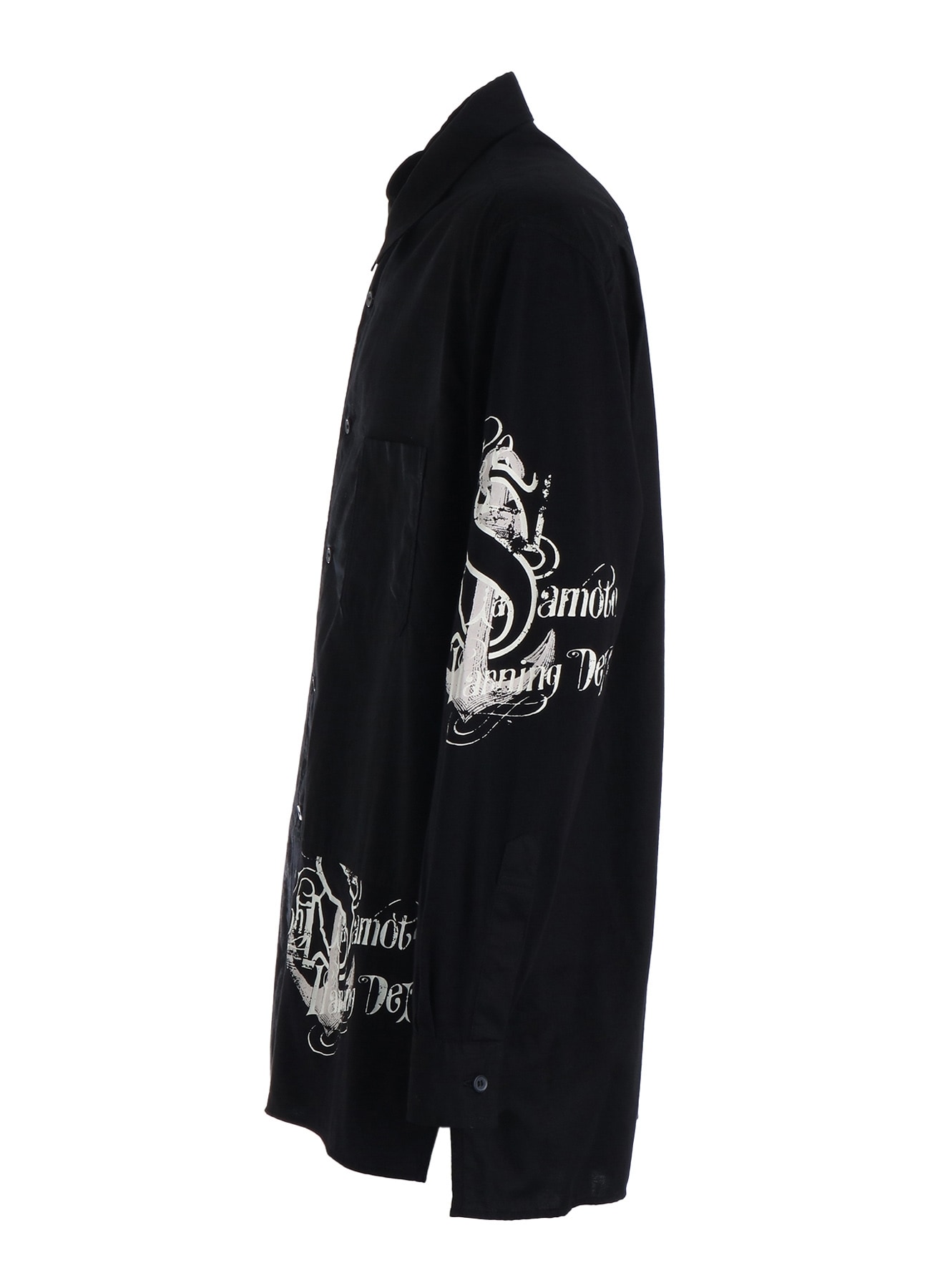 PRINTED PATCHWORK COTTON JERSEY REGULAR SHIRT