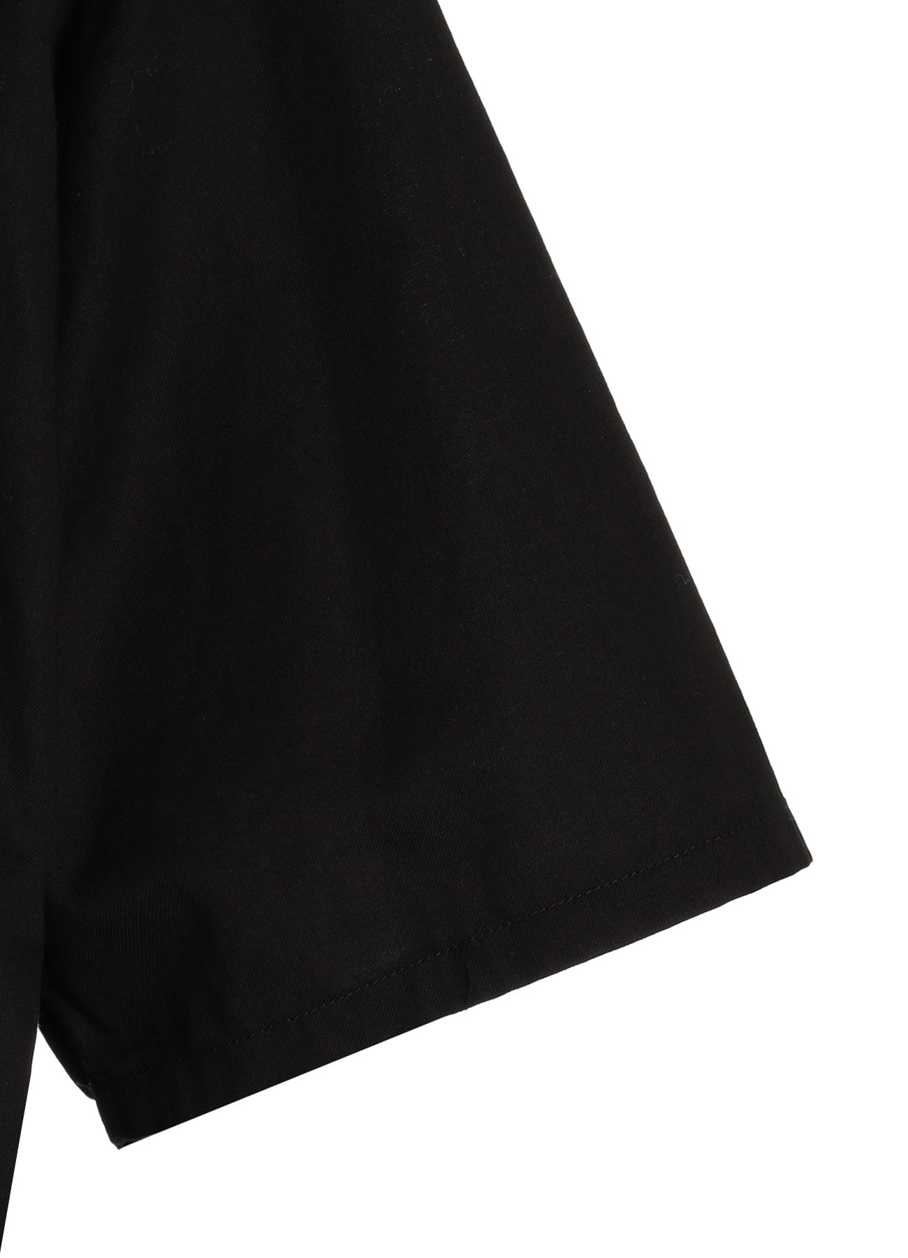 COTTON TWILL BELT REGULAR COLLAR SHORT-SLEEVE SHIRT