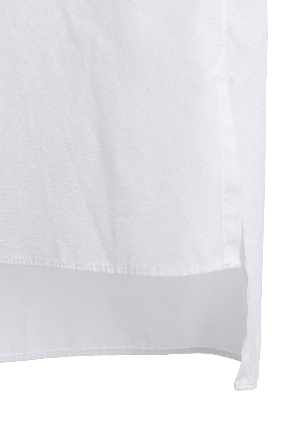 ホワイトコットン 100/2 COTTON BROAD DRAPE-COLLAR SHIRT(S White): S'YTE｜THE SHOP