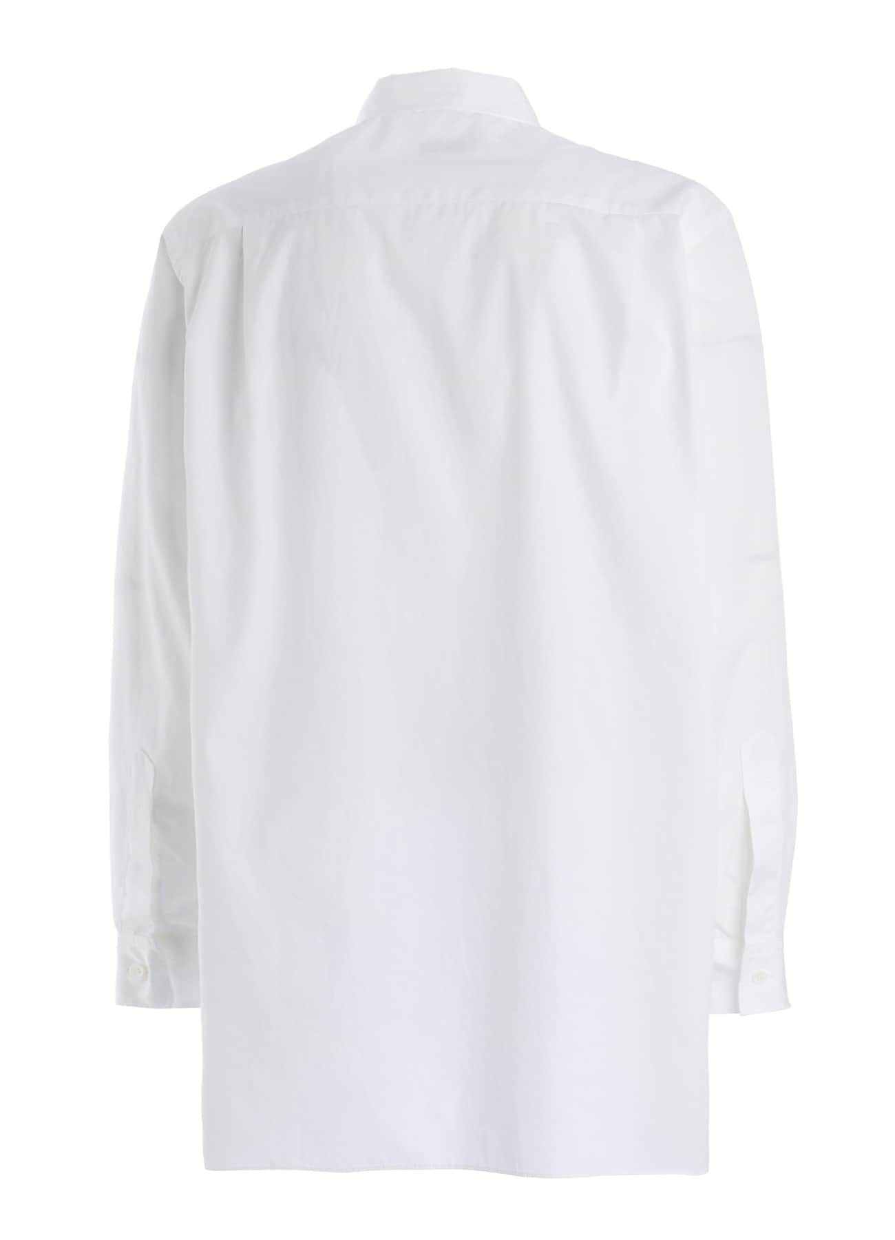100/2 COTTON BROAD DRAPE-COLLAR SHIRT