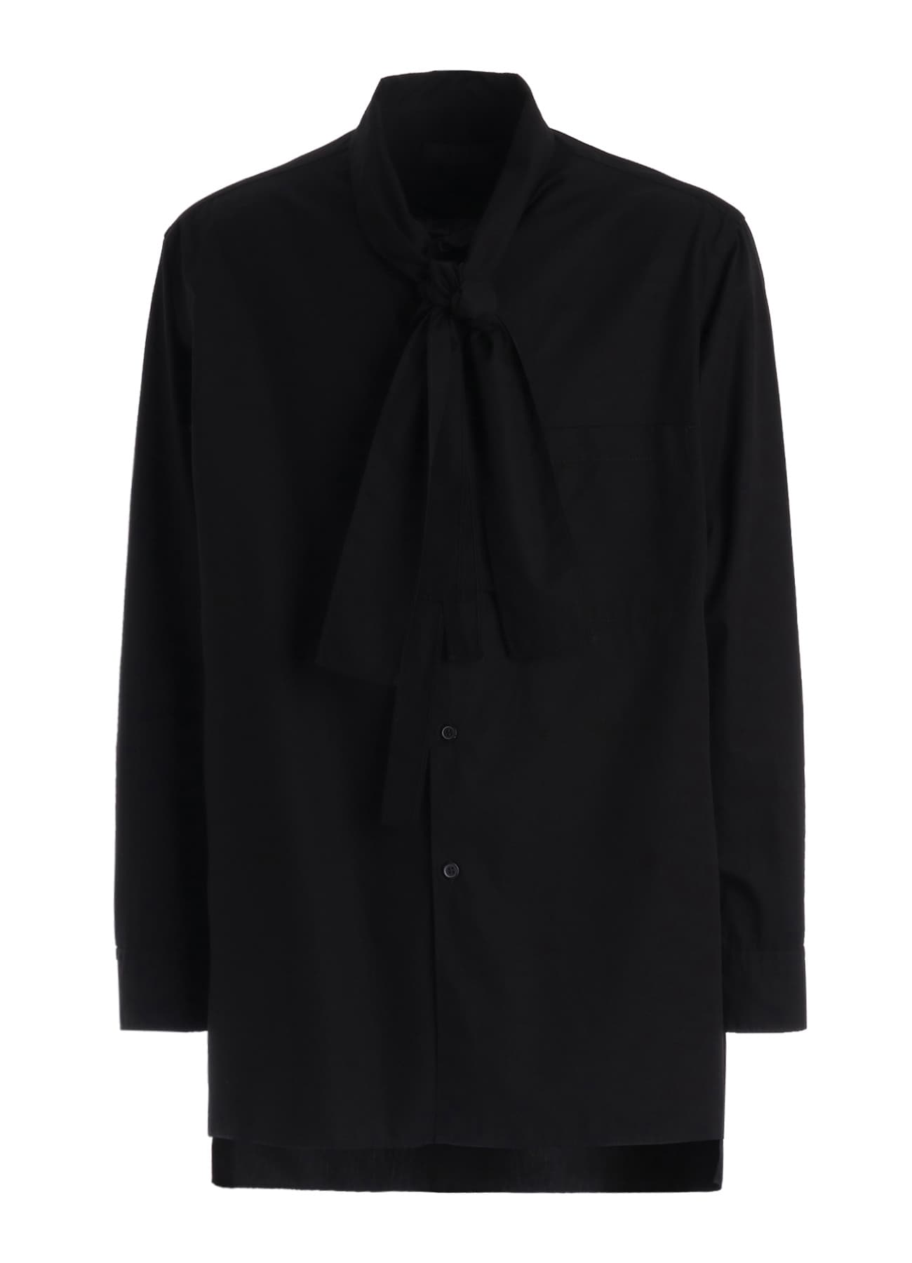 100/2 COTTON BROAD DRAPE-COLLAR SHIRT