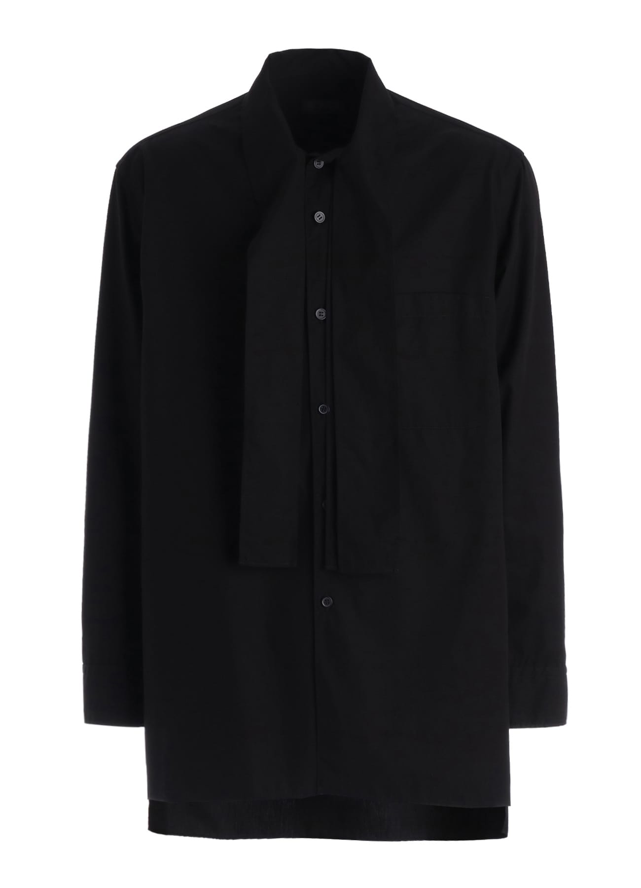 100/2 COTTON BROAD DRAPE-COLLAR SHIRT