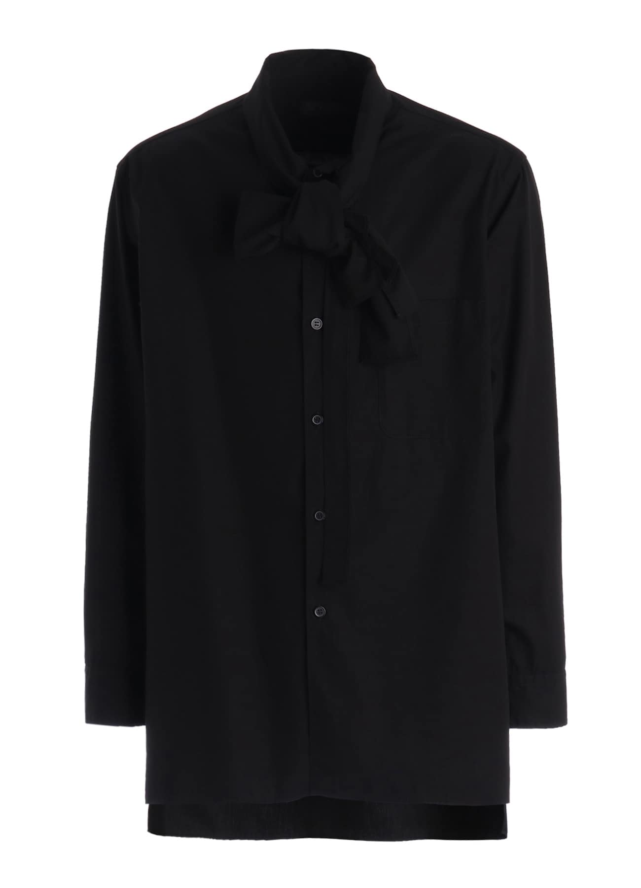 100/2 COTTON BROAD DRAPE-COLLAR SHIRT
