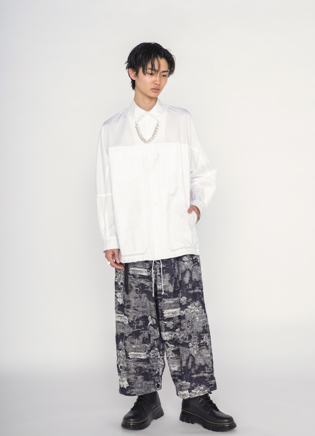 100/2 COTTON BROAD 3-POCKET WORK SHIRT