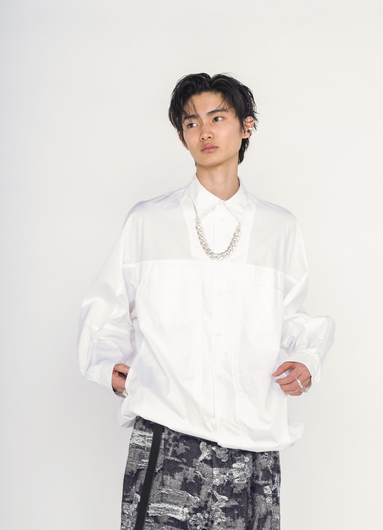 100/2 COTTON BROAD 3-POCKET WORK SHIRT