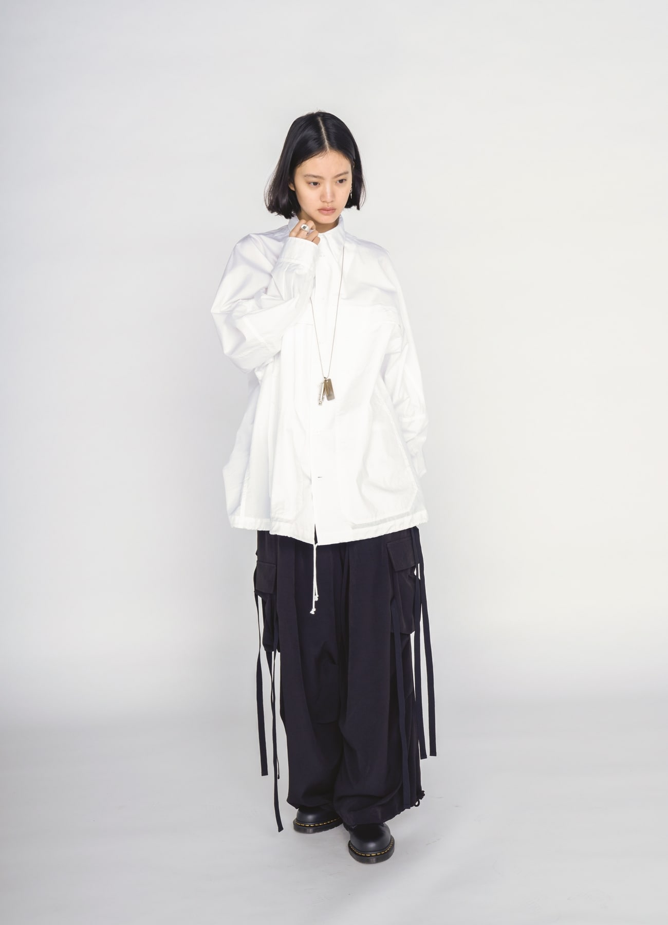 100/2 COTTON BROAD 3-POCKET WORK SHIRT