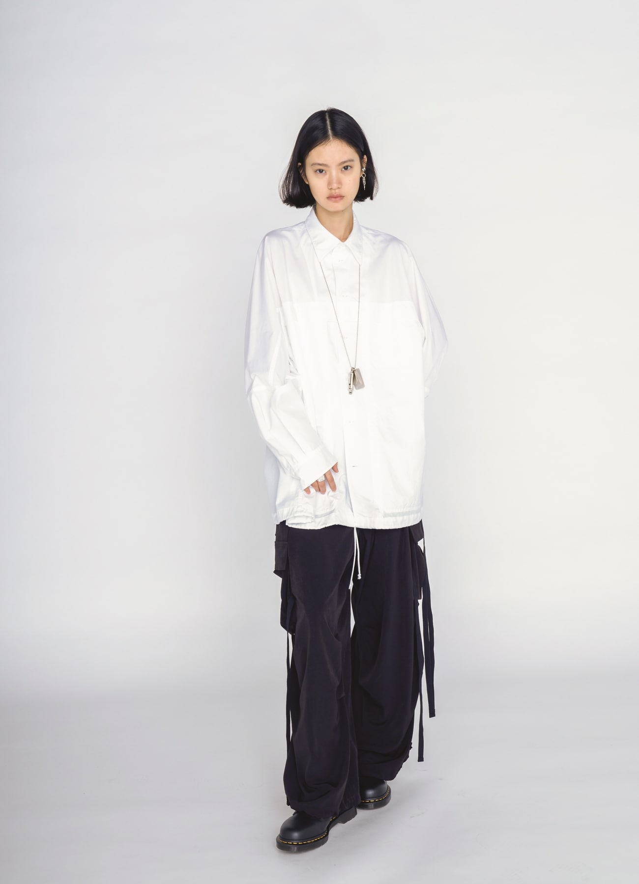 100/2 COTTON BROAD 3-POCKET WORK SHIRT