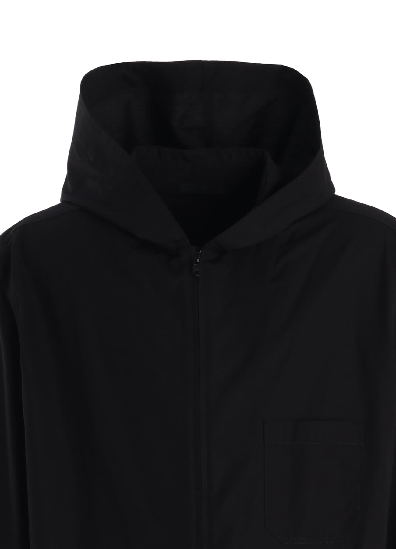 100/2 COTTON BROAD ZIP-UP HOODED SHIRT