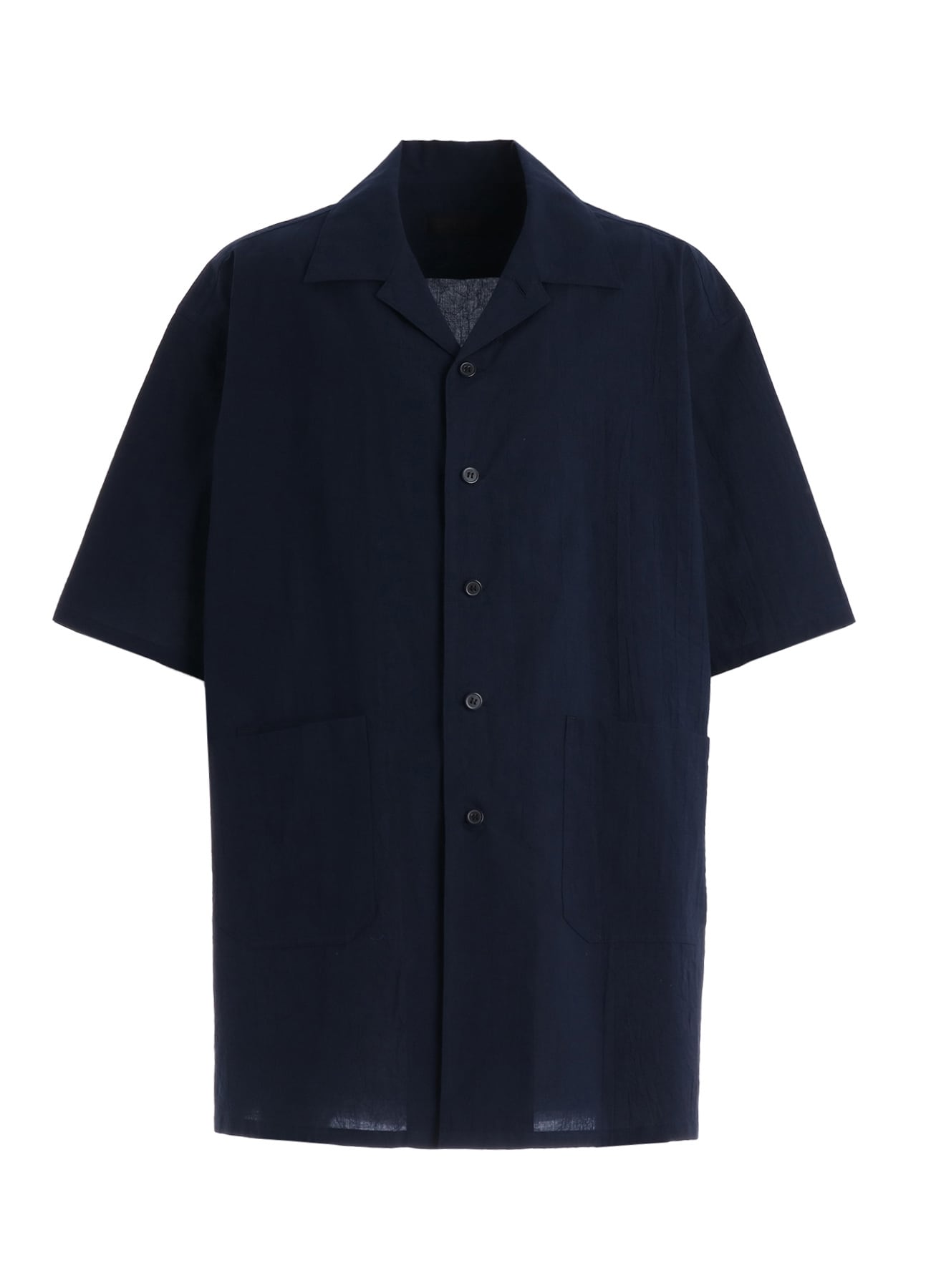 60S COTTON LAWN OPEN COLLAR SHIRT