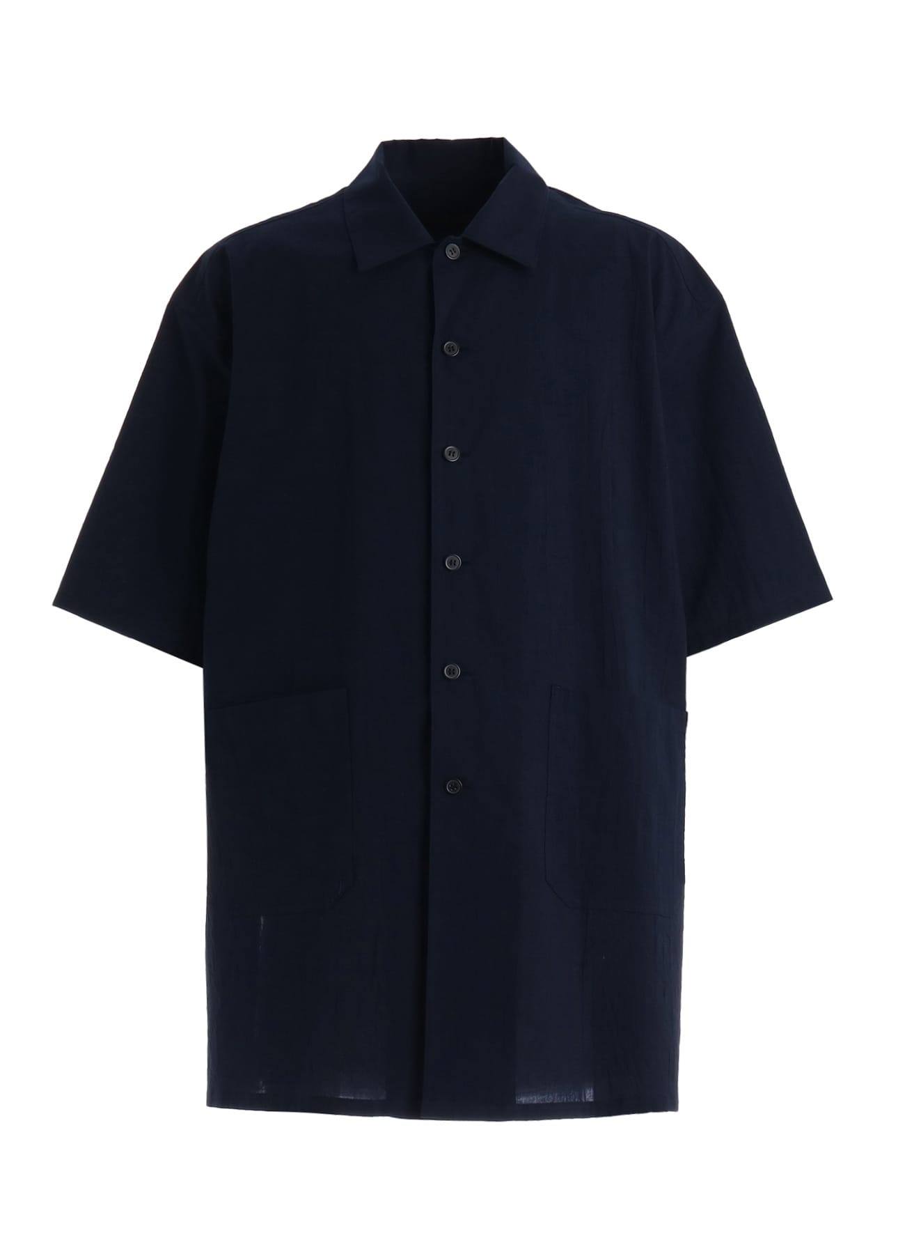 60S COTTON LAWN OPEN COLLAR SHIRT