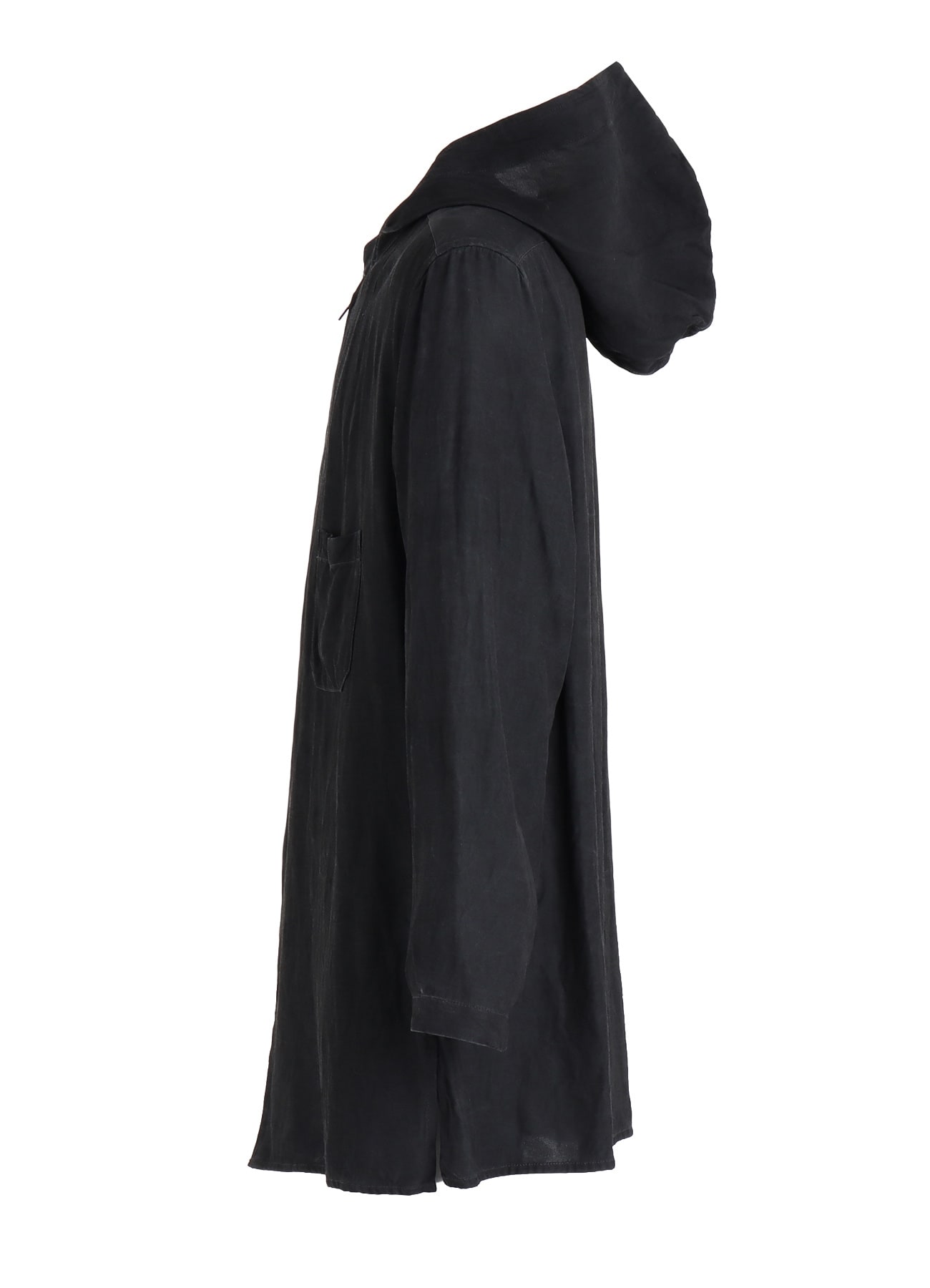 VIS/LI TWILL PIGMENT PRINT HOODED ZIP SHIRT