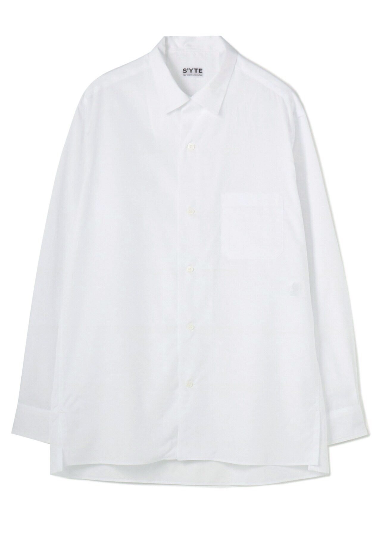 100/2 Broad Loose Fit  Open Collar Shirt