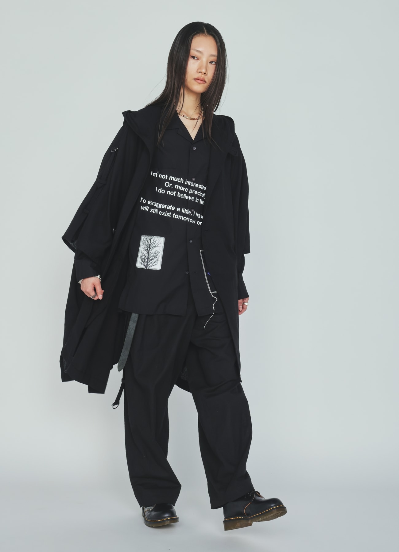 INDIAN KADI HOODED PONCHO
