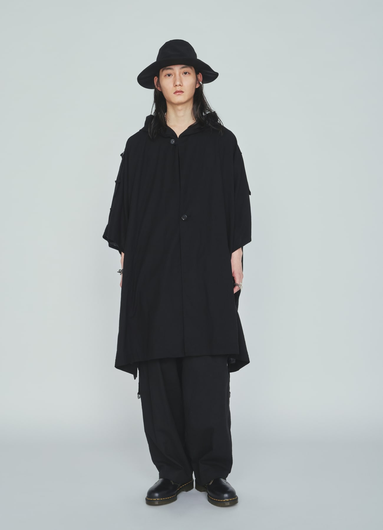 INDIAN KADI HOODED PONCHO
