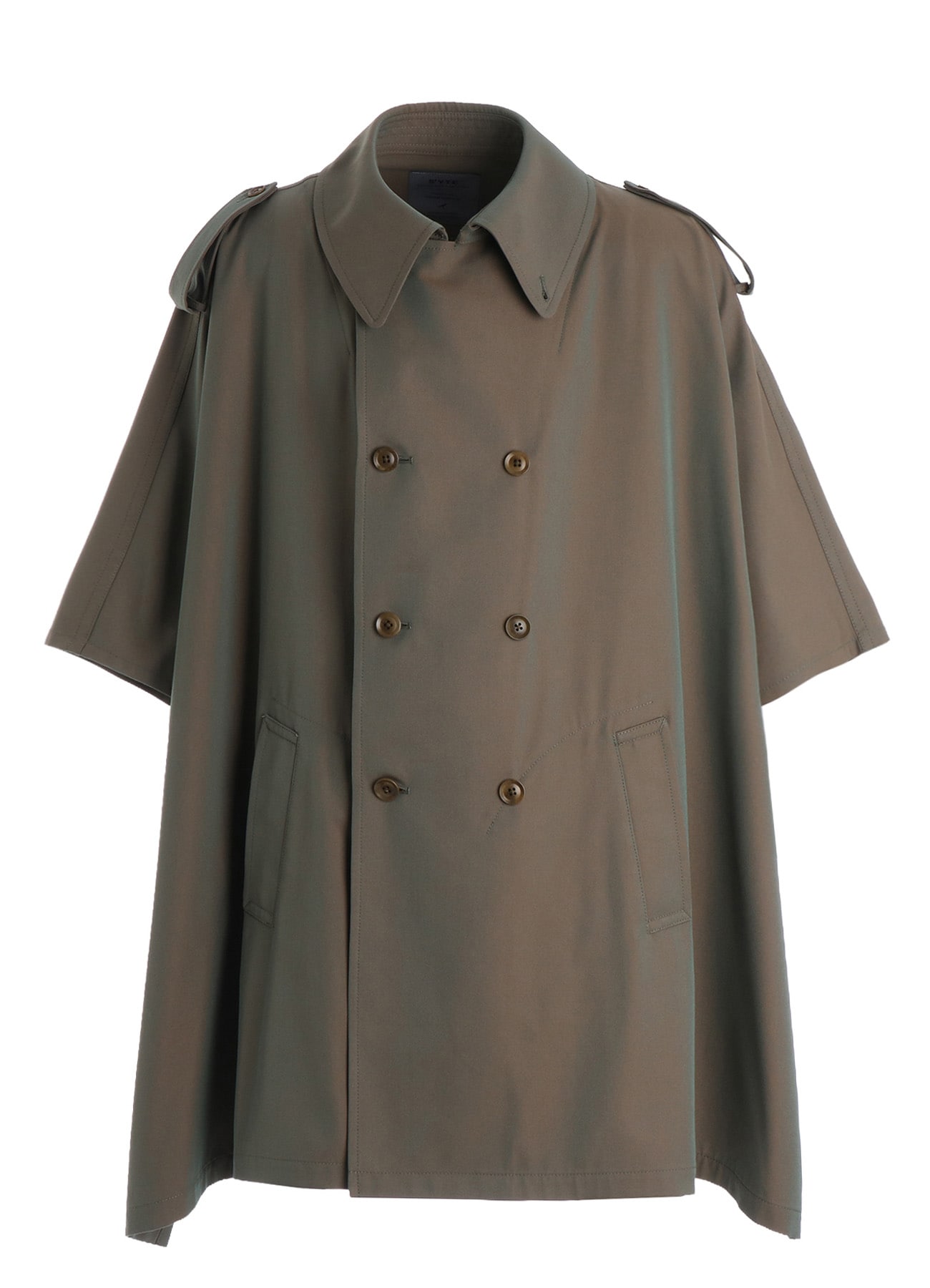 PE/RY REFLECTIVE TWILL EPAULETTE PONCHO