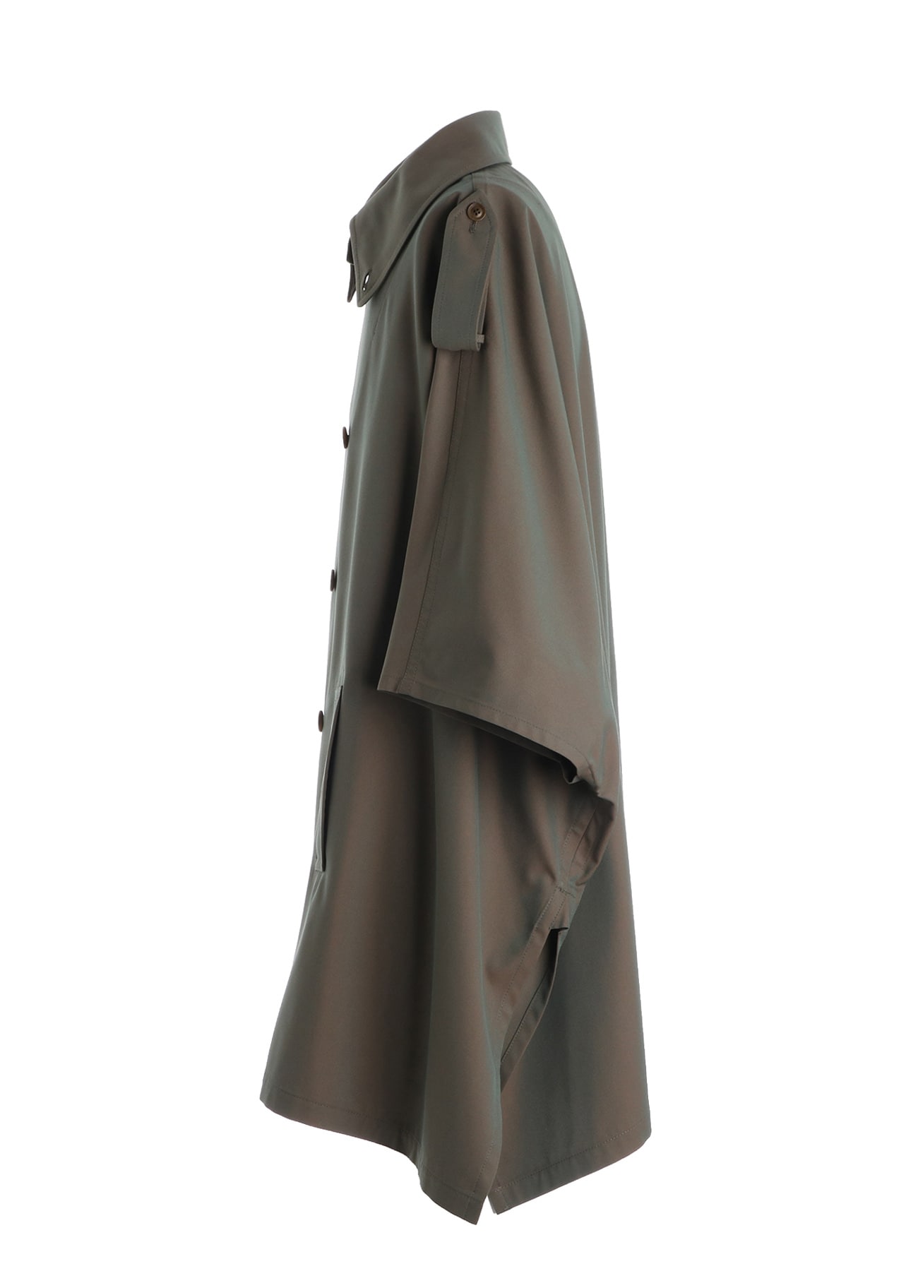 PE/RY REFLECTIVE TWILL EPAULETTE PONCHO