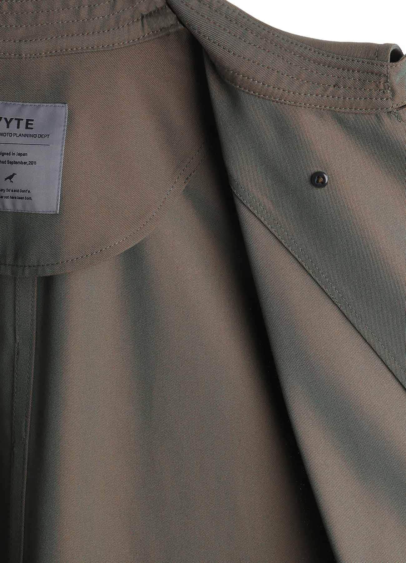 PE/RY REFLECTIVE TWILL EPAULETTE PONCHO