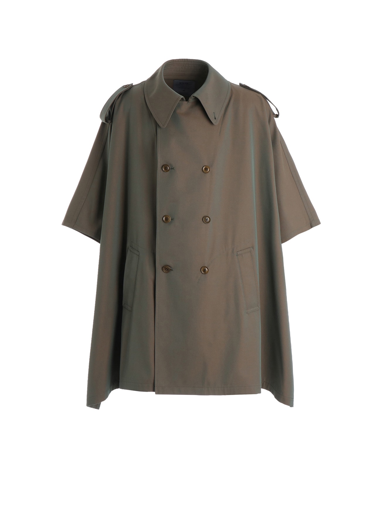 PE/RY REFLECTIVE TWILL EPAULETTE PONCHO