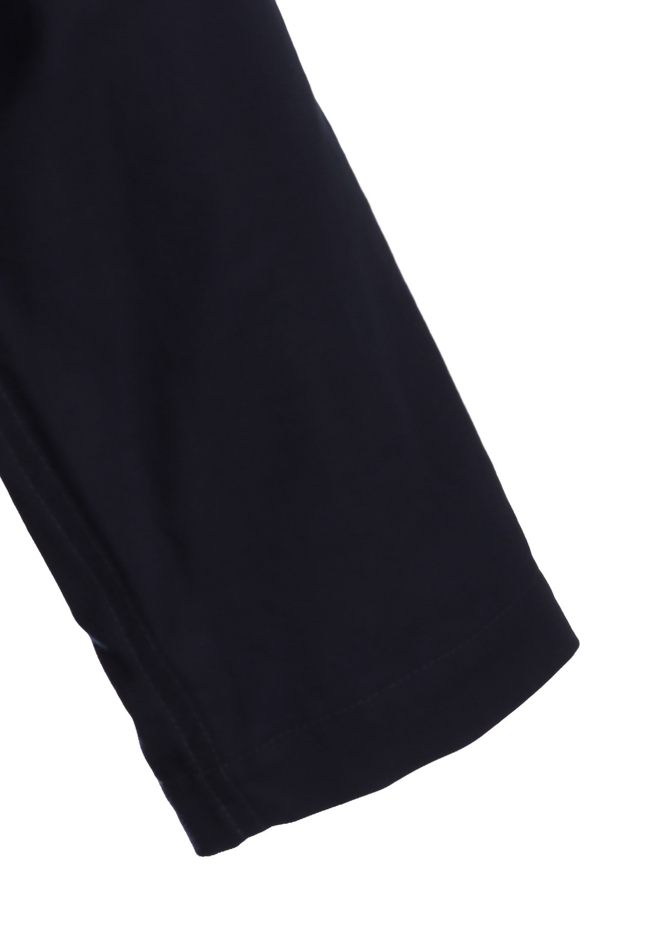 ORGANIC COTTON WASHER ONE-BUTTON LONG COAT WITH SASHIKO EMBROIDERY