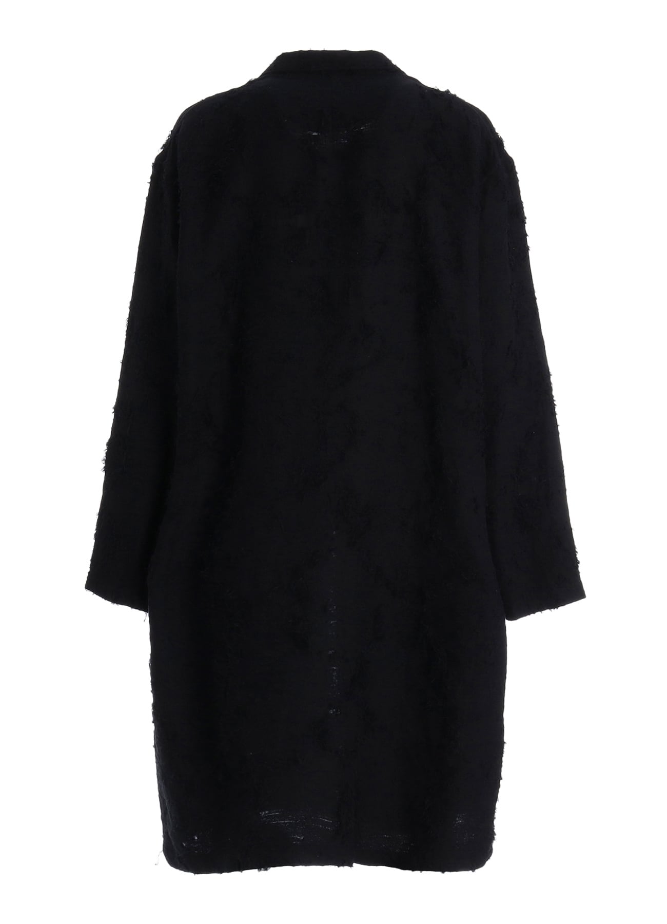 COTTON BOTANICAL SHEER JACQUARD ONE-BUTTON LONG COAT