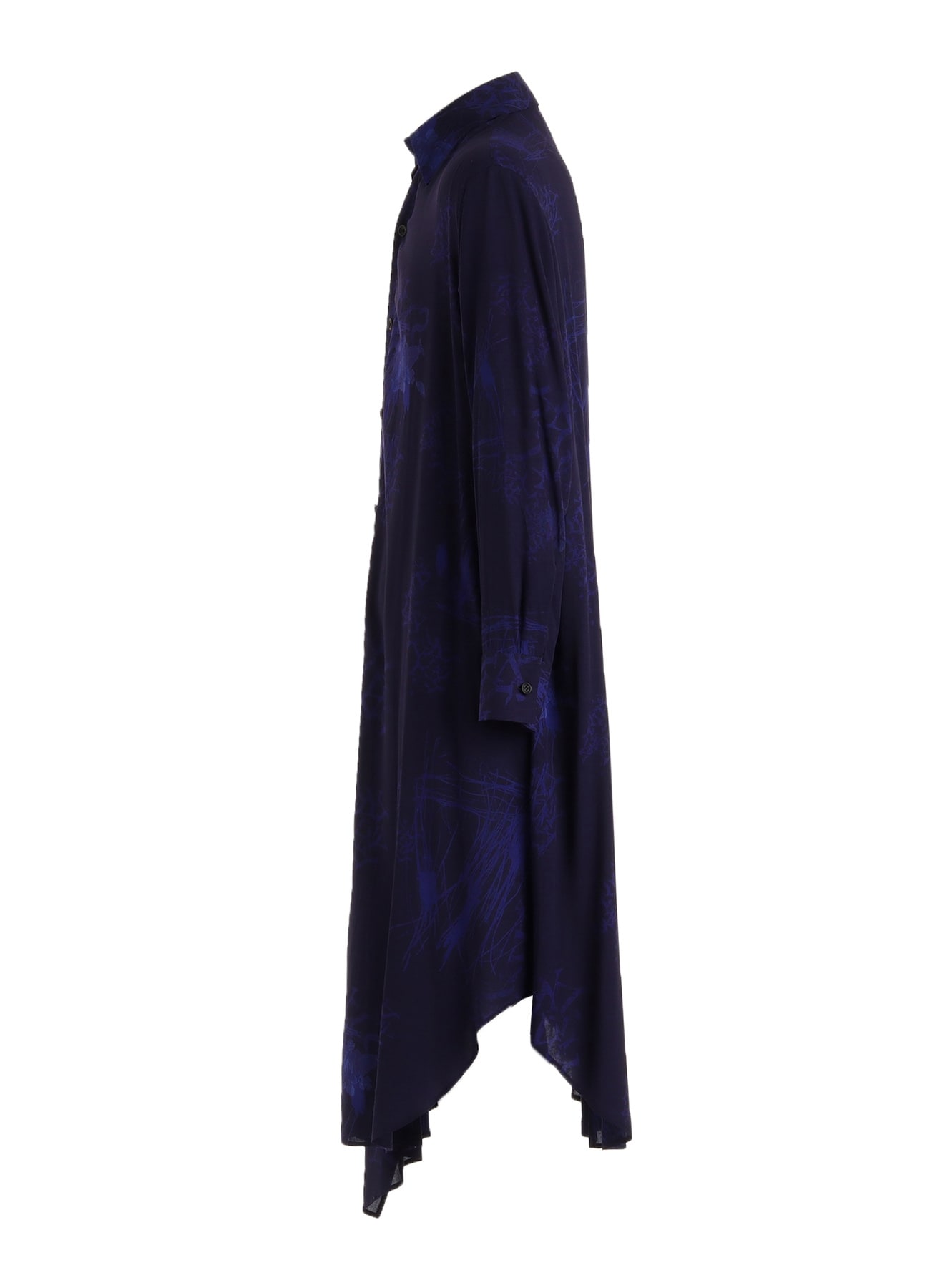 RAYON “Y” LETTER AND INDIAN MOTIF PRINT DRESS
