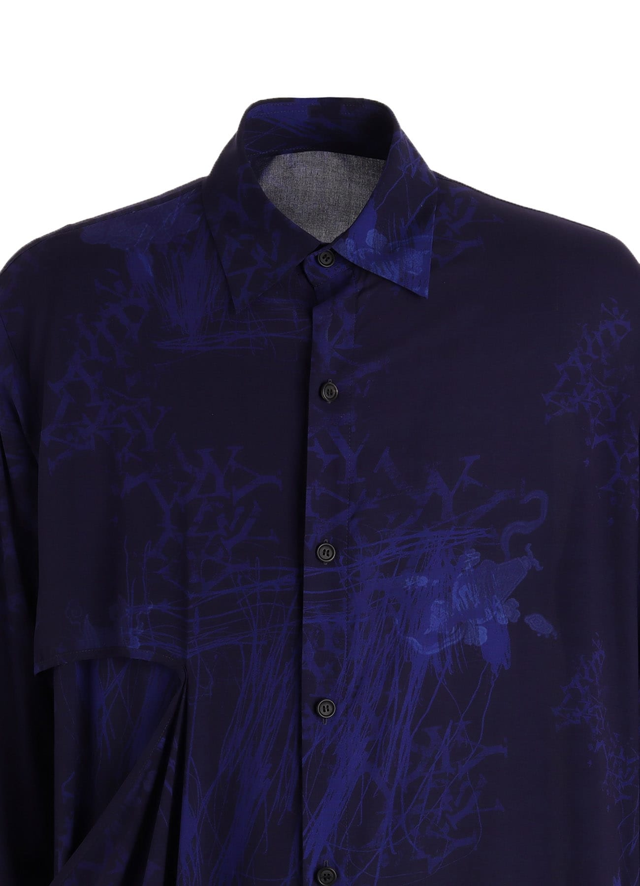 RAYON “Y” LETTER AND INDIAN MOTIF PRINT DRESS