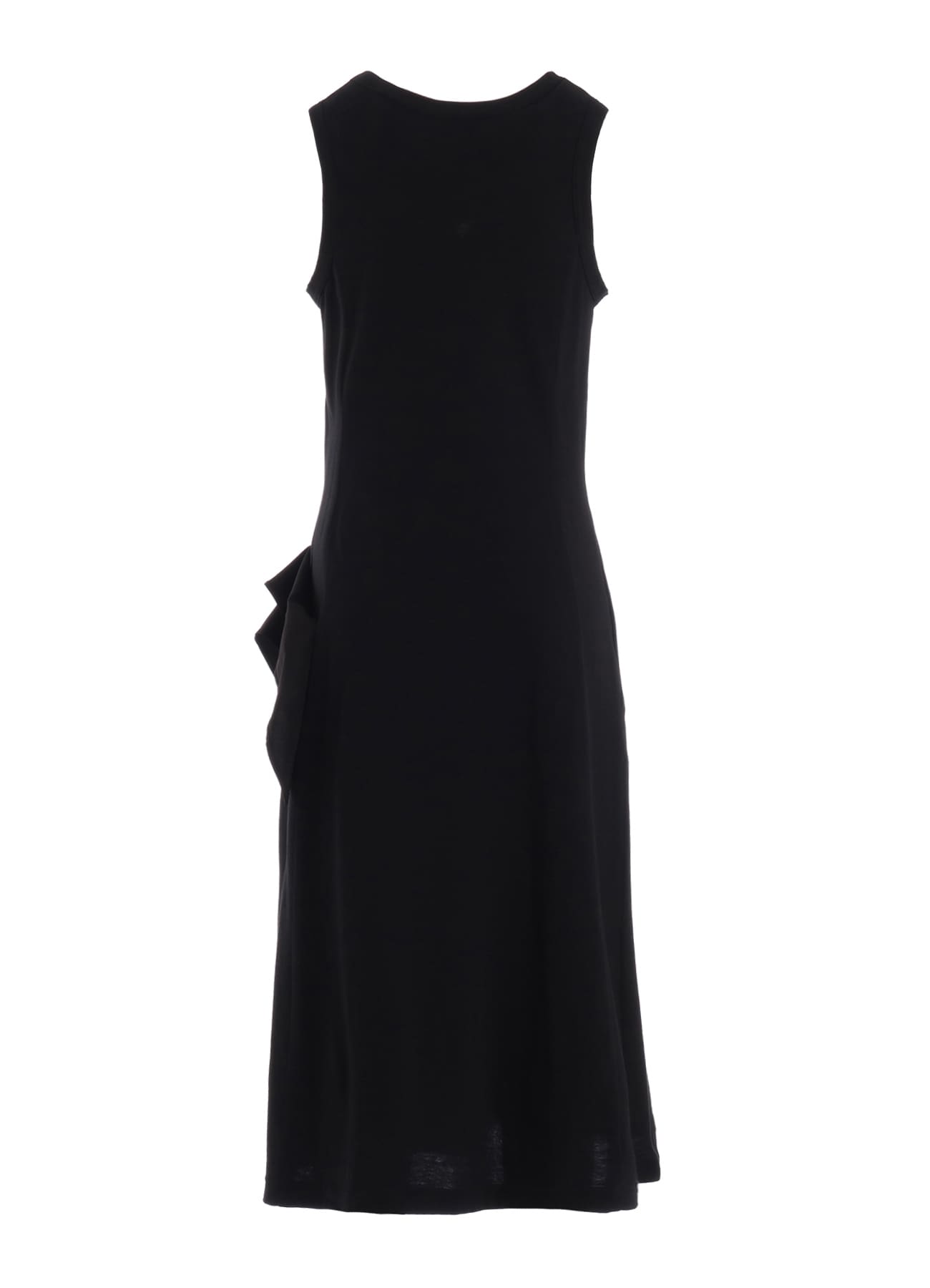 30/COTTON JERSEY DRAPE POCKET DRESS