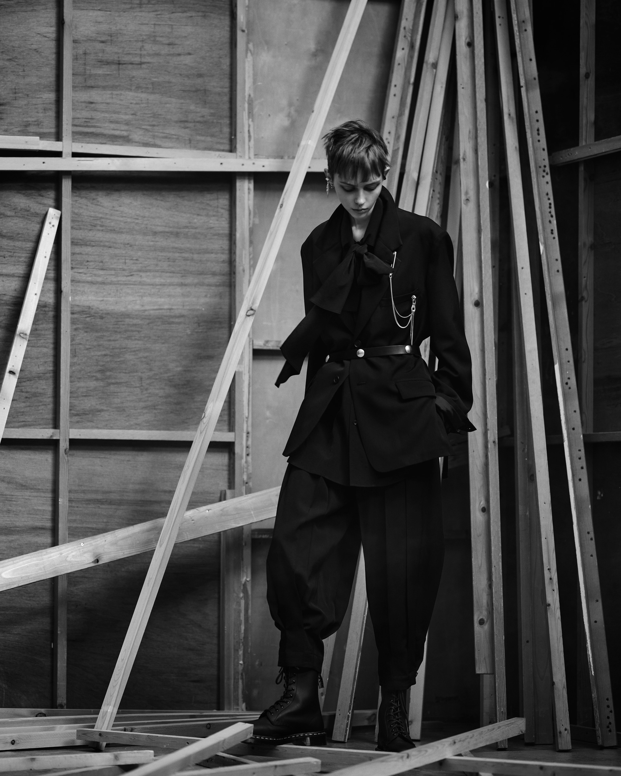 STUDS COW LEATHER BELT