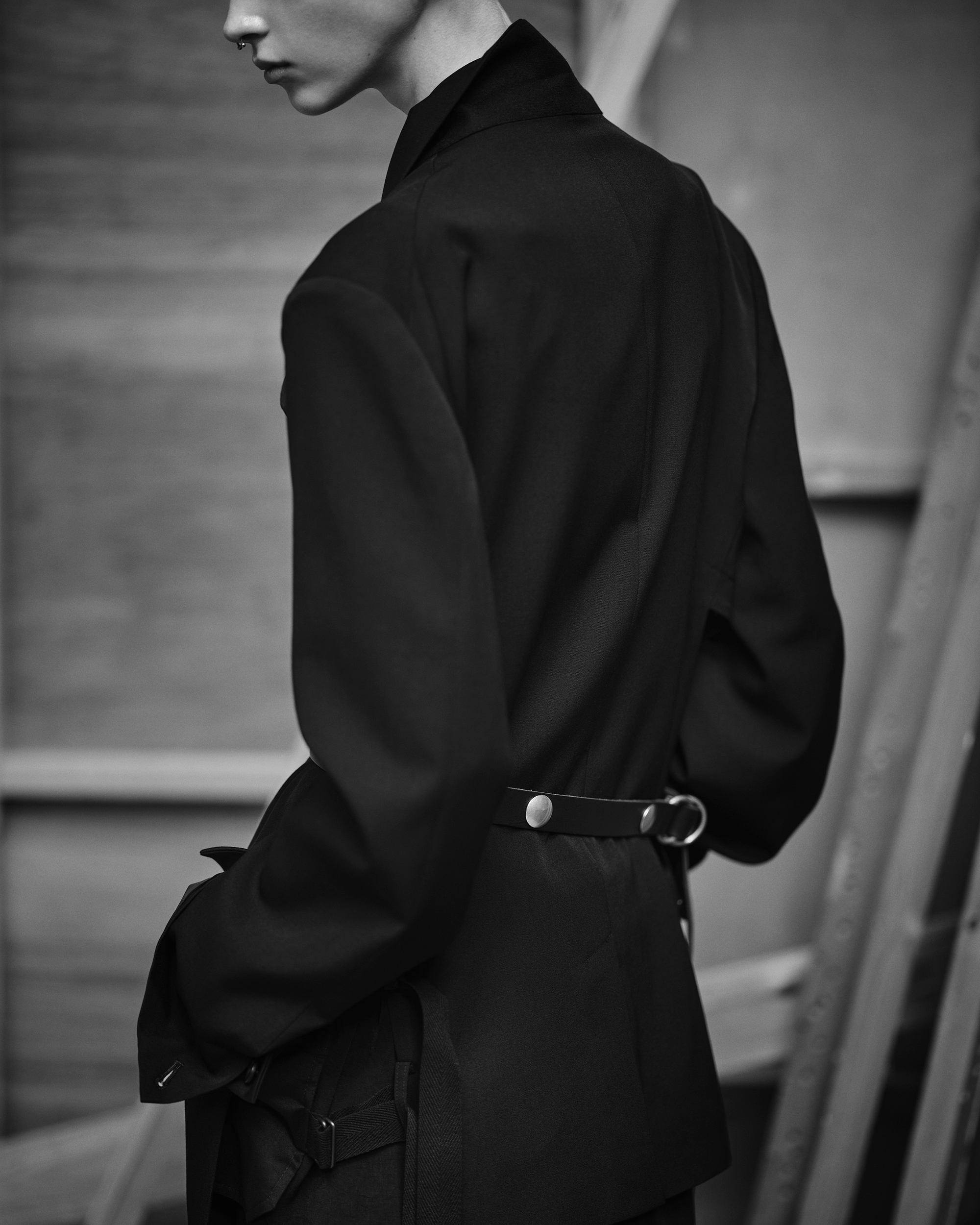 STUDS COW LEATHER BELT