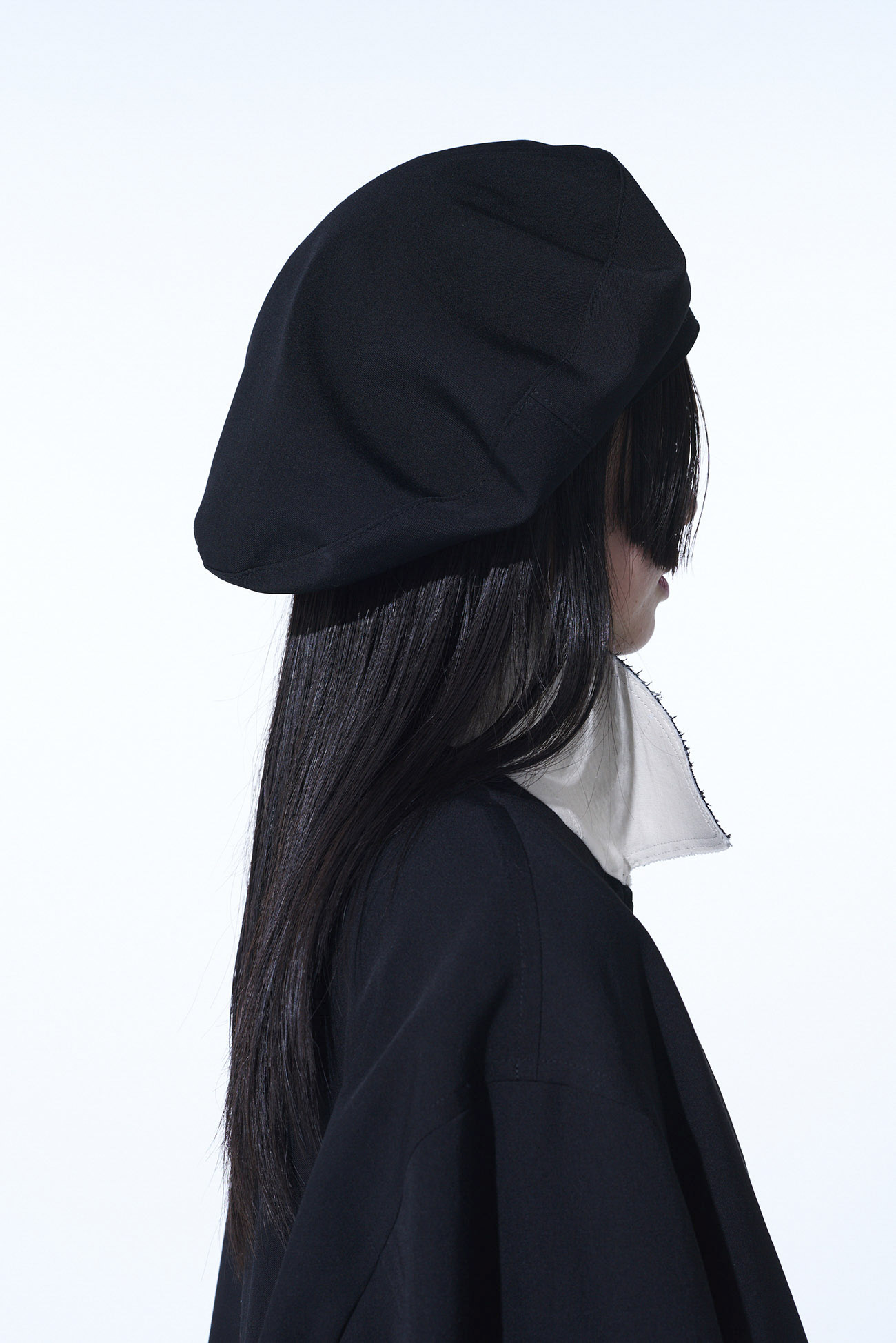 WASHER WOOL GABARDINE BERET