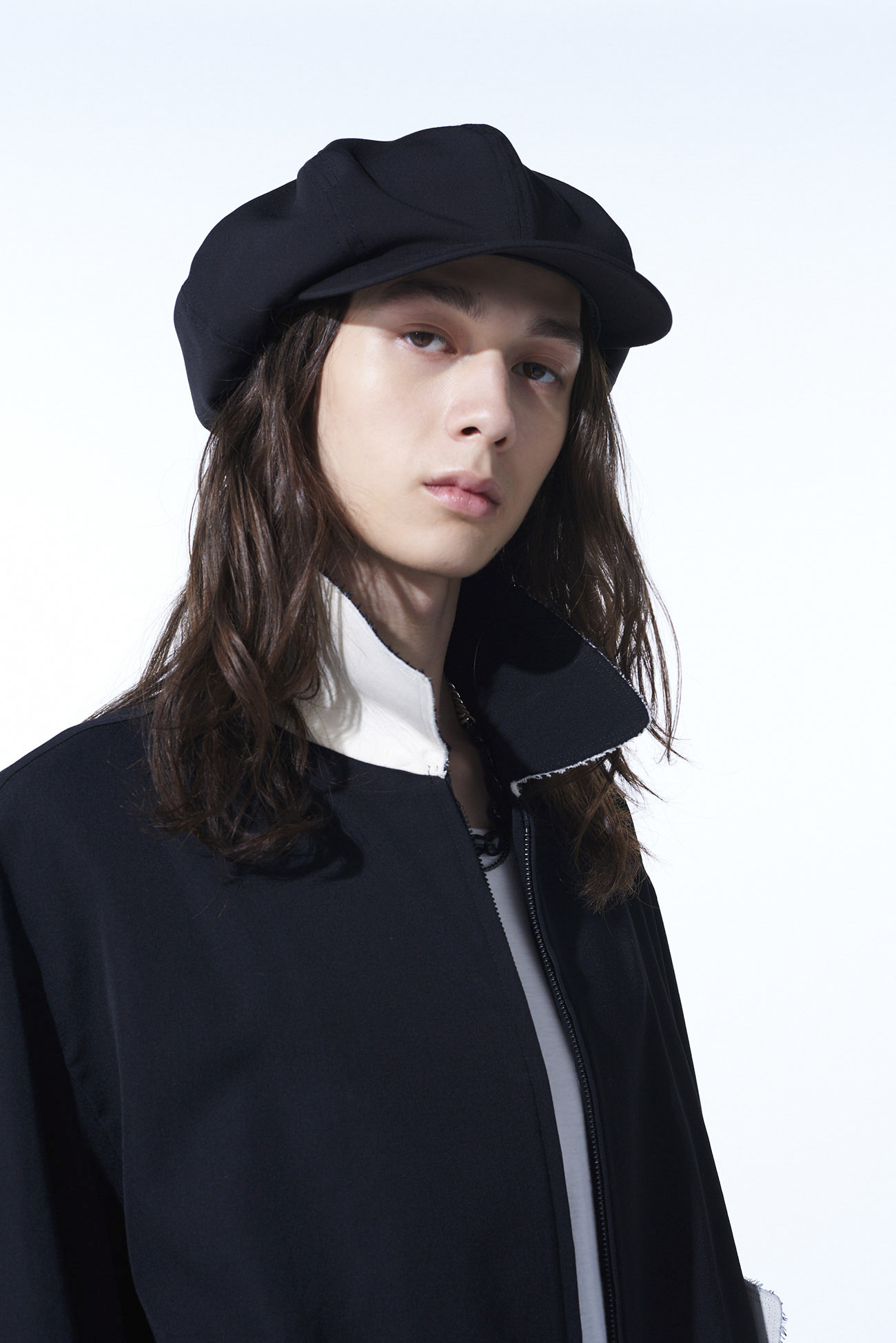 WASHER WOOL GABARDINE CASQUETTE