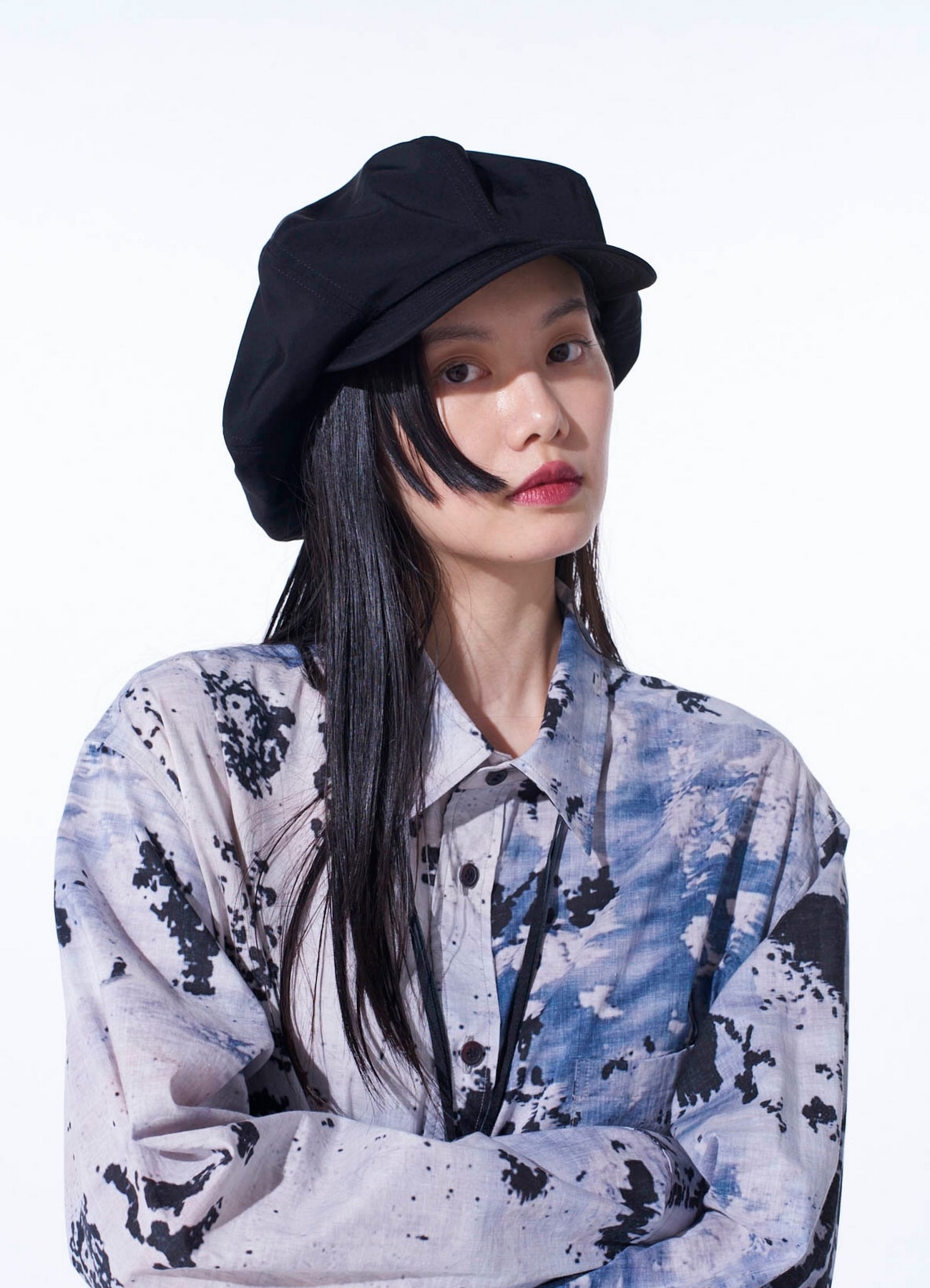 CREPE de CHINE CASQUETTE