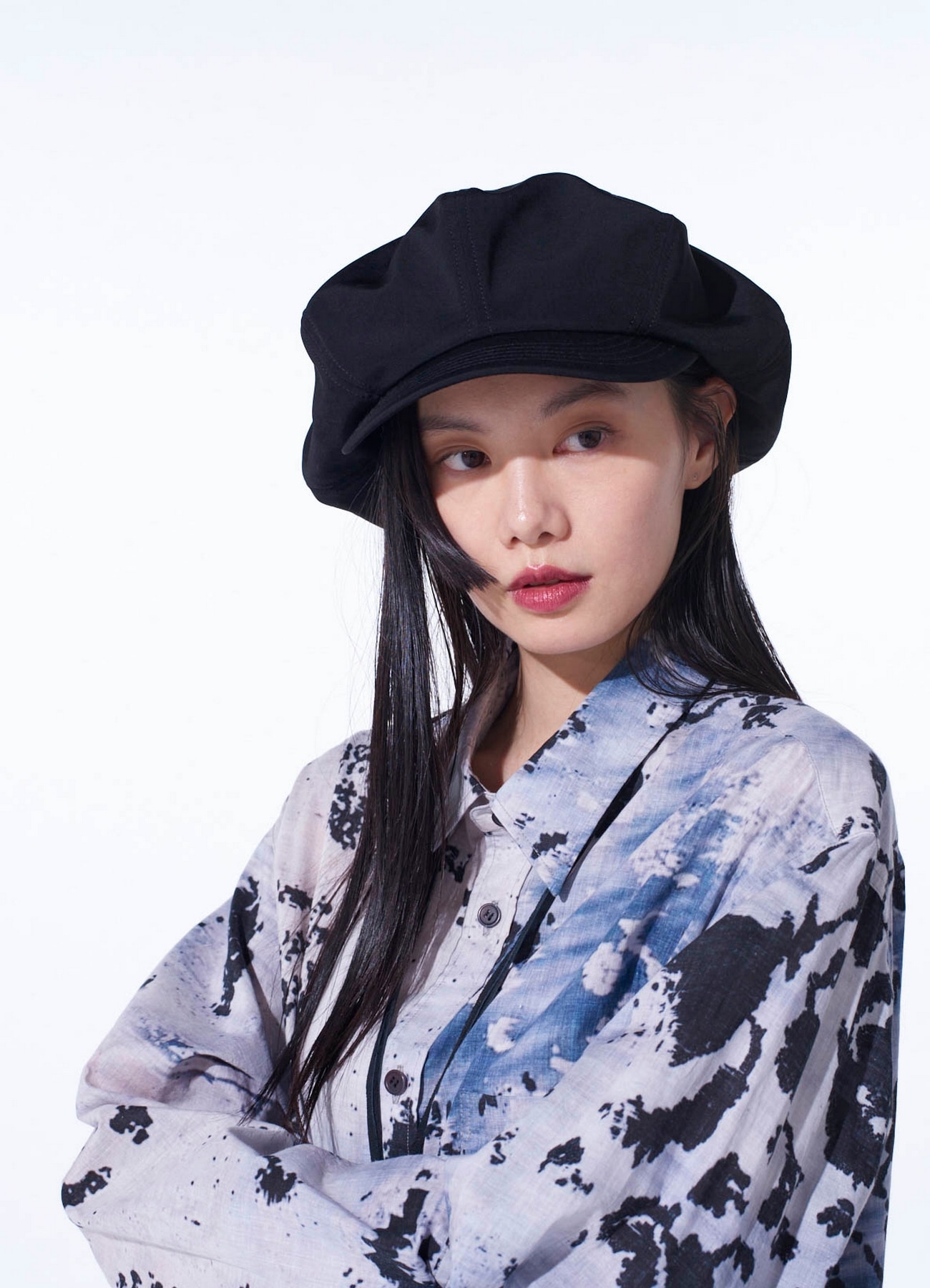 CREPE de CHINE CASQUETTE