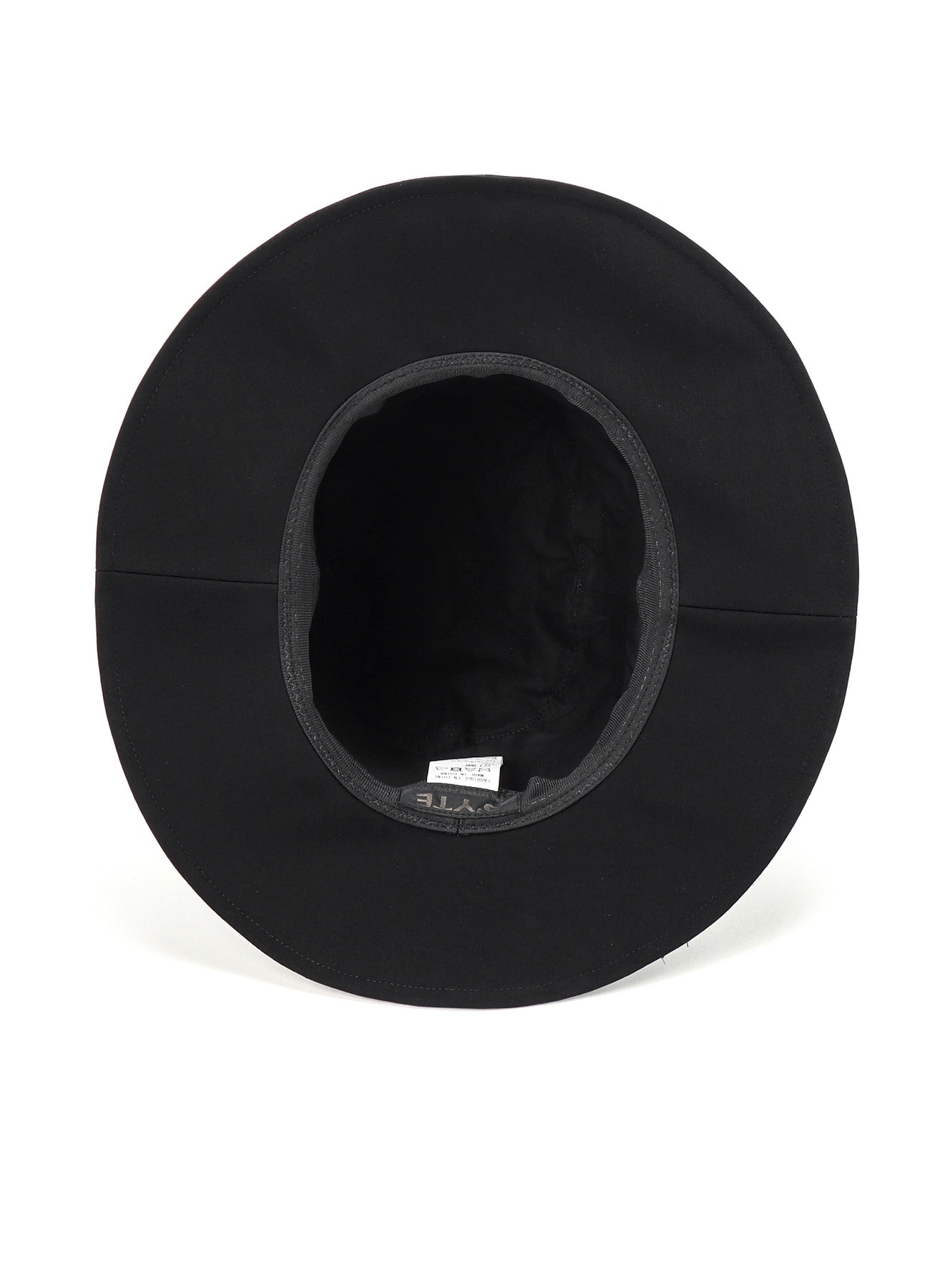 CREPE de CHINE WIDE BRIM HAT