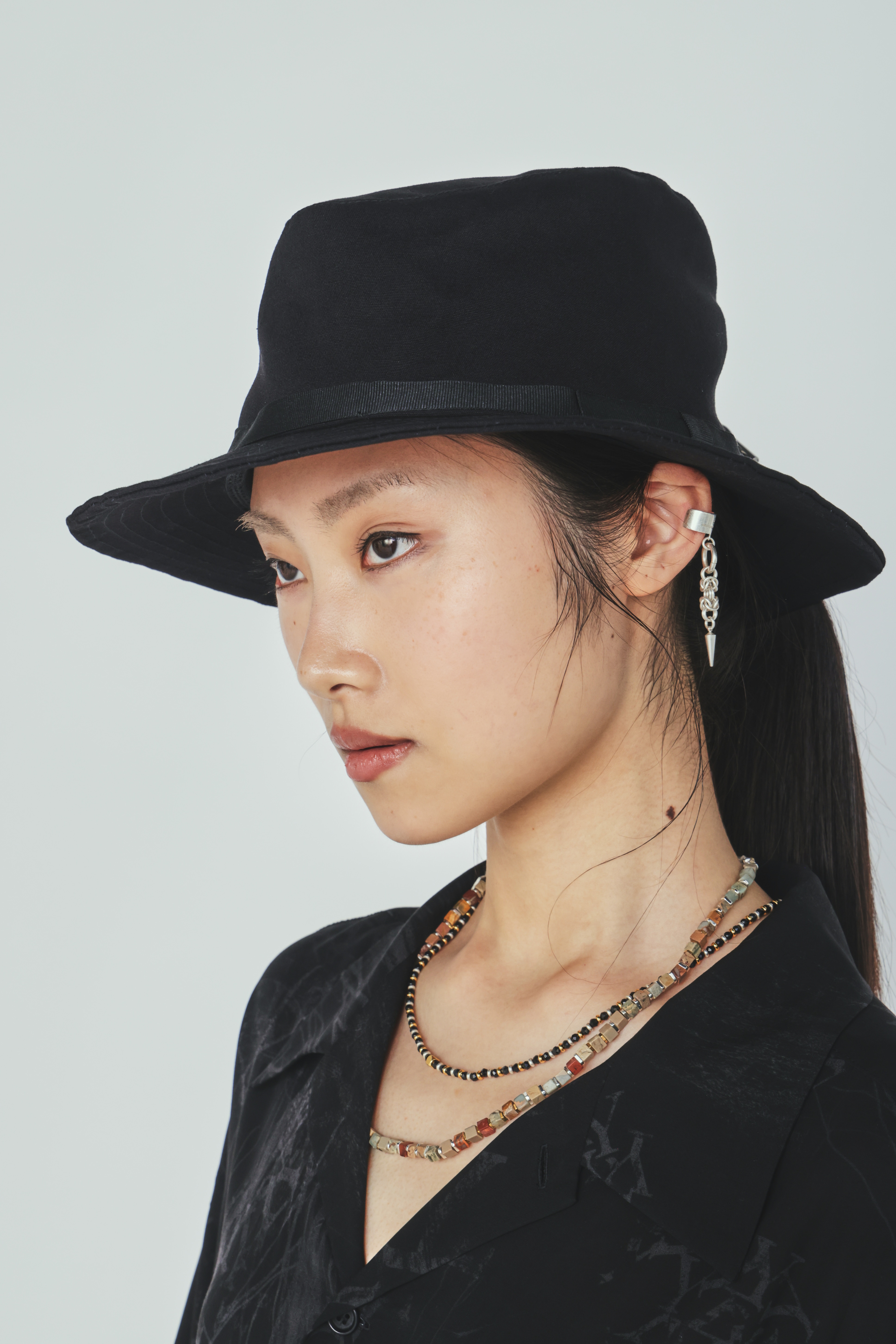 COTTON WRINKLE PONYTAIL HAT